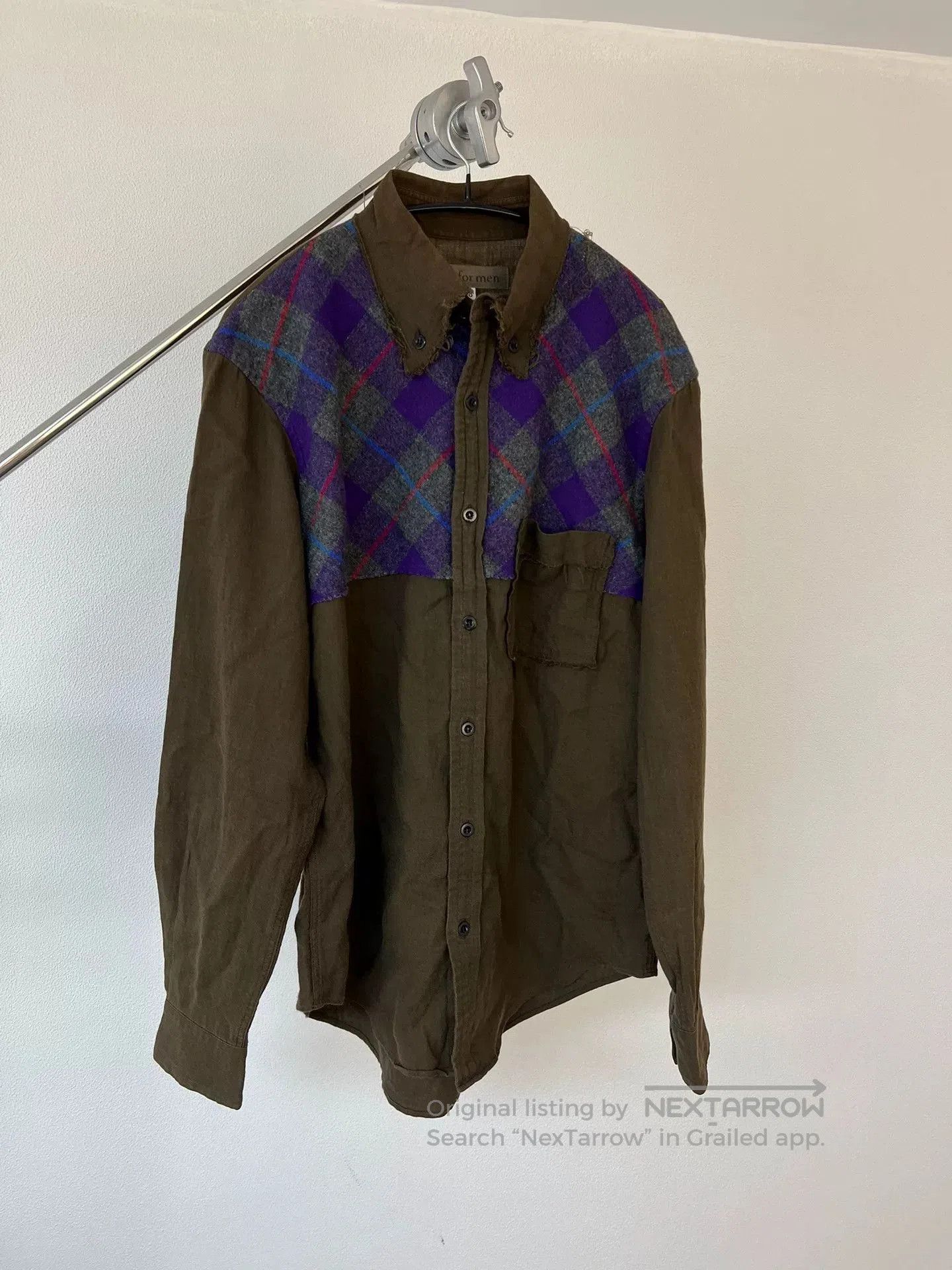 Yohji Yamamoto Yohji Yamamoto Wool Blend Shirt with Fringe. Size US L / EU 52-54 / 3 - 2 Thumbnail