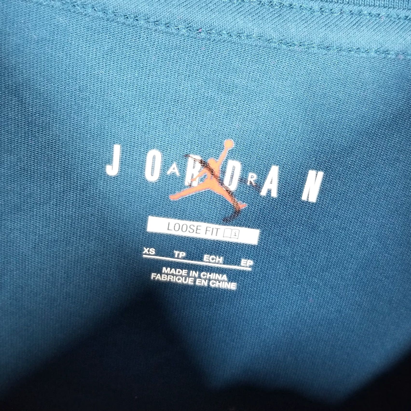 Jordan Brand Jordan Shirt Womens XS Blue Panther Graphic Long Sleeve 100% Cotton Loose Fit Fall 2023 Sports Animals Size XS / US 0-2 / IT 36-38 - 4 Thumbnail
