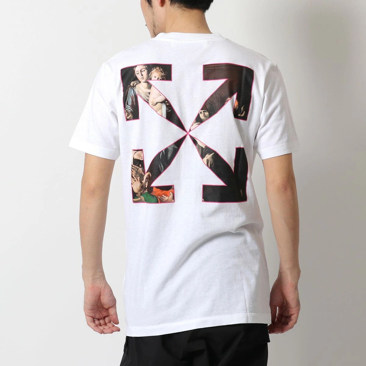 Off-White White Sprayed Caravaggio Arrows T-Shirt Size US XS / EU 42 / 0 - 3 Thumbnail