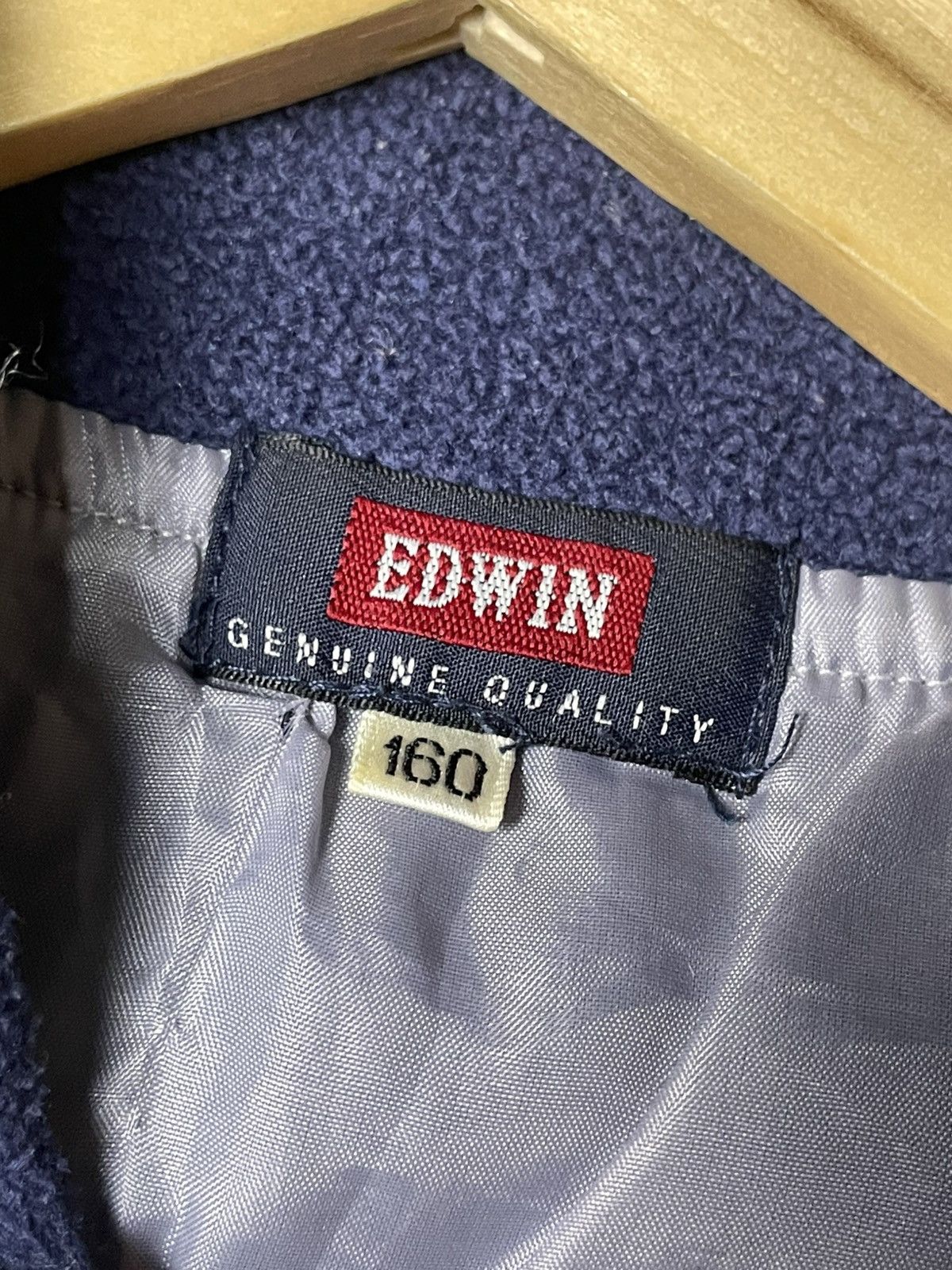 Edwin × Japanese Brand × Vintage Vintage EDWIN Fleece Zipped Vest (132) Size US XXS / EU 40 - 8 Thumbnail