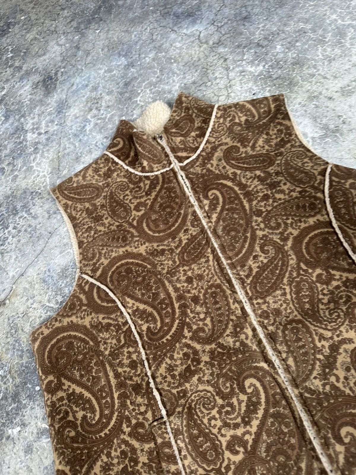 Japanese Brand × Vintage Insane vintage paisley vest Size US XL / EU 56 / 4 - 3 Thumbnail