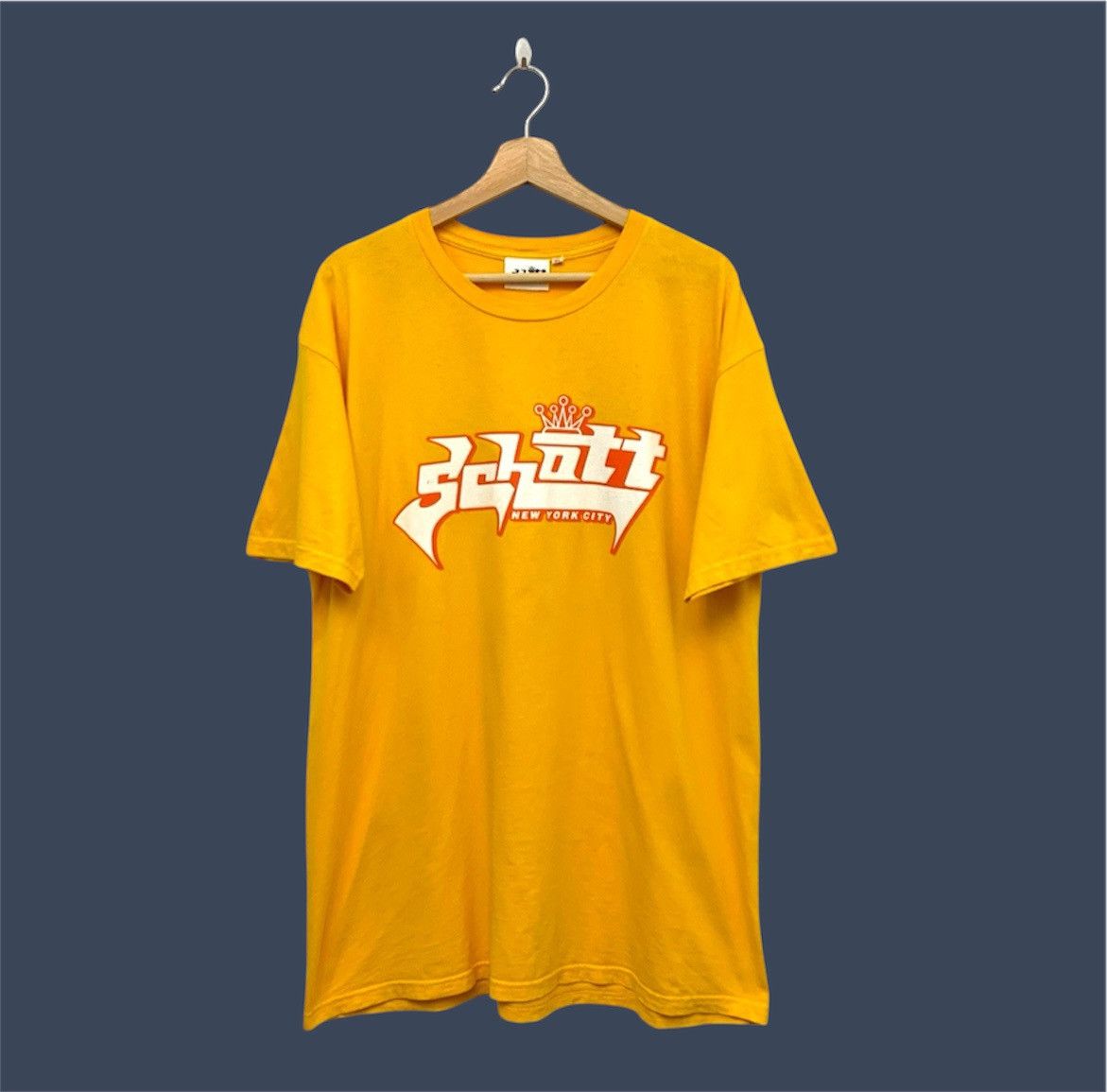 Schott Vintage 2000s Zeebra Japanese Rapper x Schott Nyc T-Shirt Size US XL / EU 56 / 4 - 1 Thumbnail