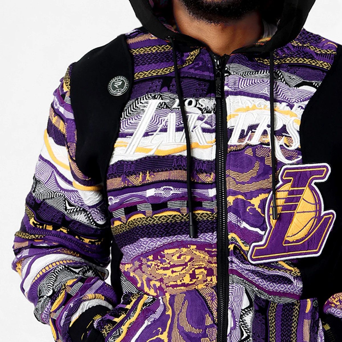 Coogi Lakers COOGI X NBA X Protege - Lakers Full Zip Hoody Size US M / EU 48-50 / 2 - 2 Thumbnail