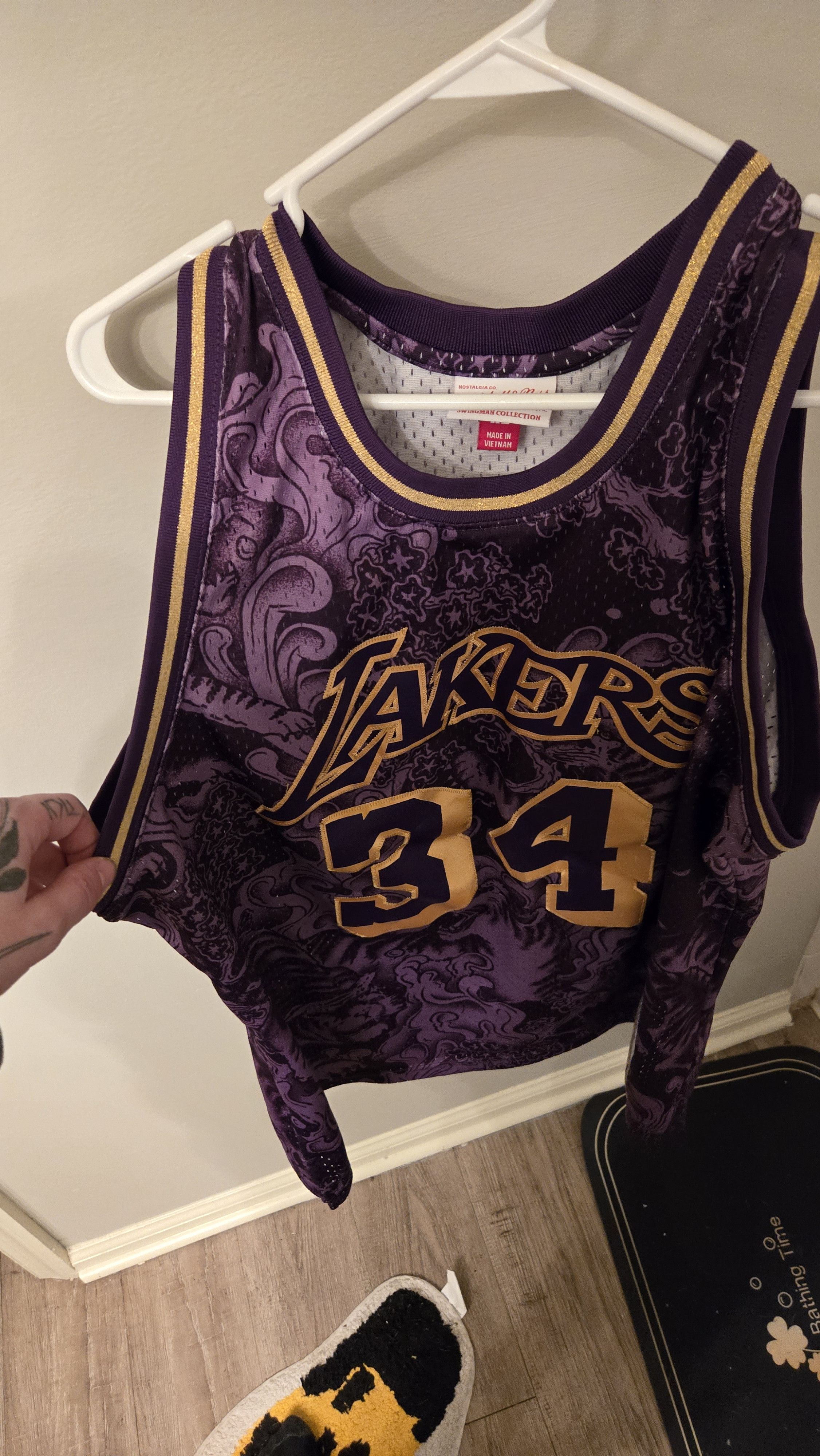 Mitchell & Ness Chinese new year Shaq lakers Size US XL / EU 56 / 4 - 2 Thumbnail