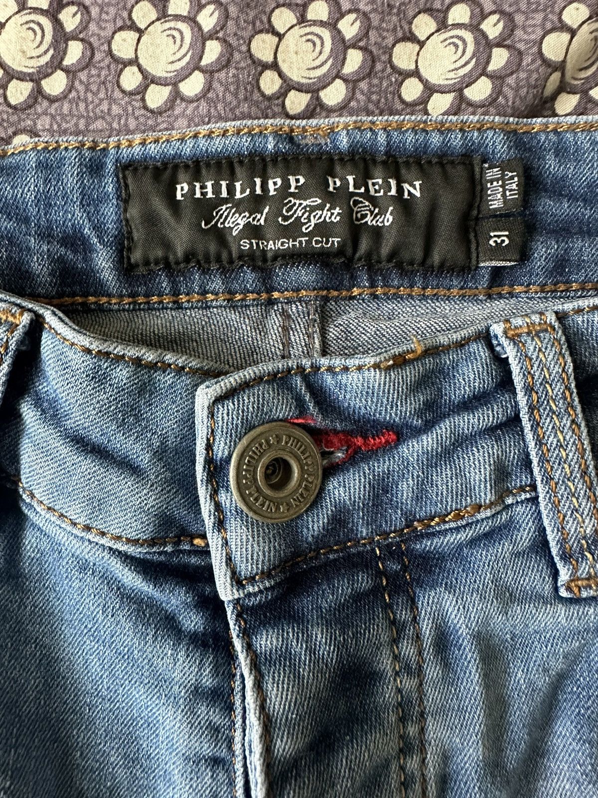 Philipp Plein × Vintage Philipp Plein Jeans Vintage Size US 31 - 4 Thumbnail