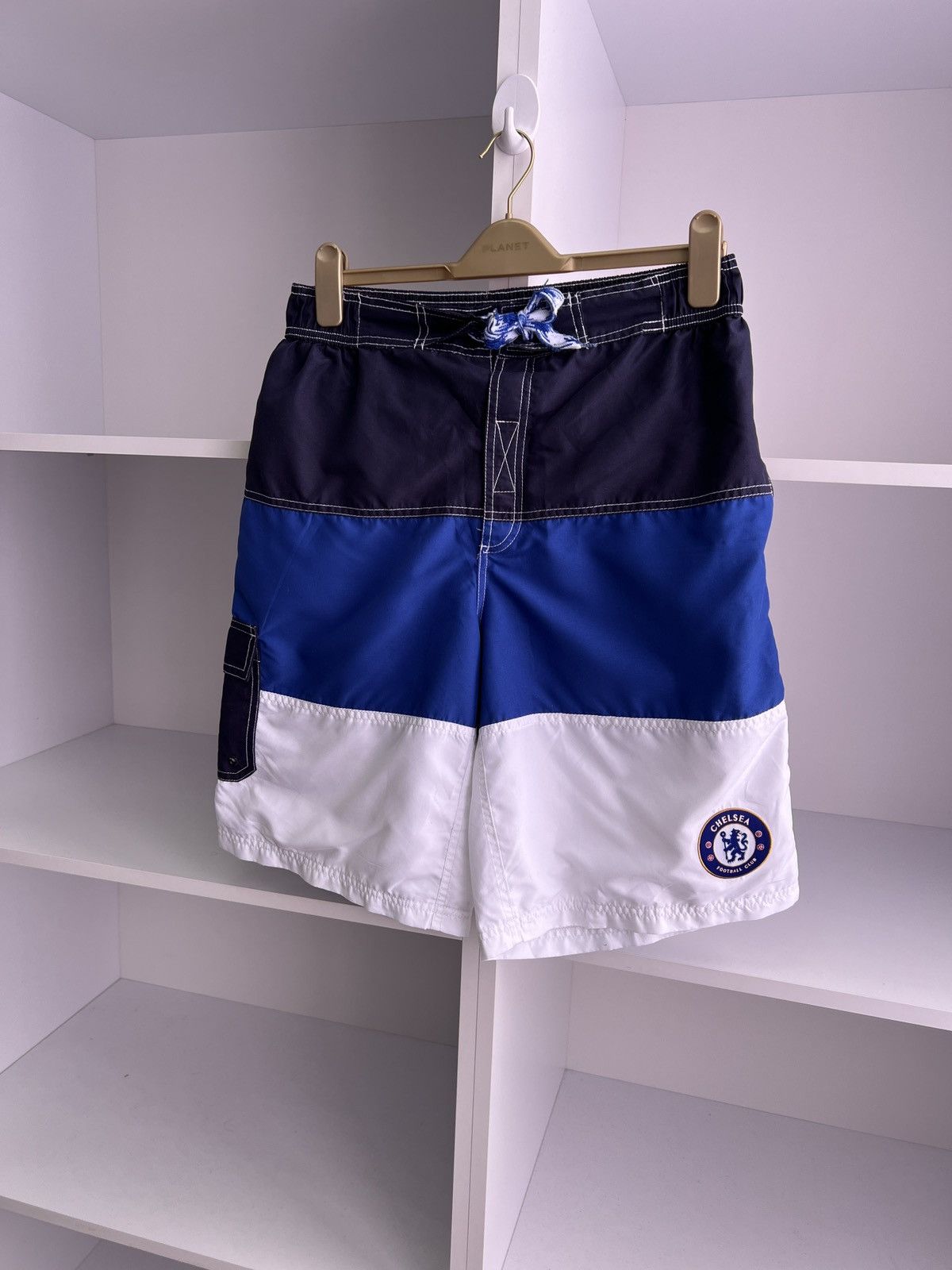 Chelsea Soccer × Vintage Vintage Chelsea Rare Shorts Size US 33 - 2 Thumbnail