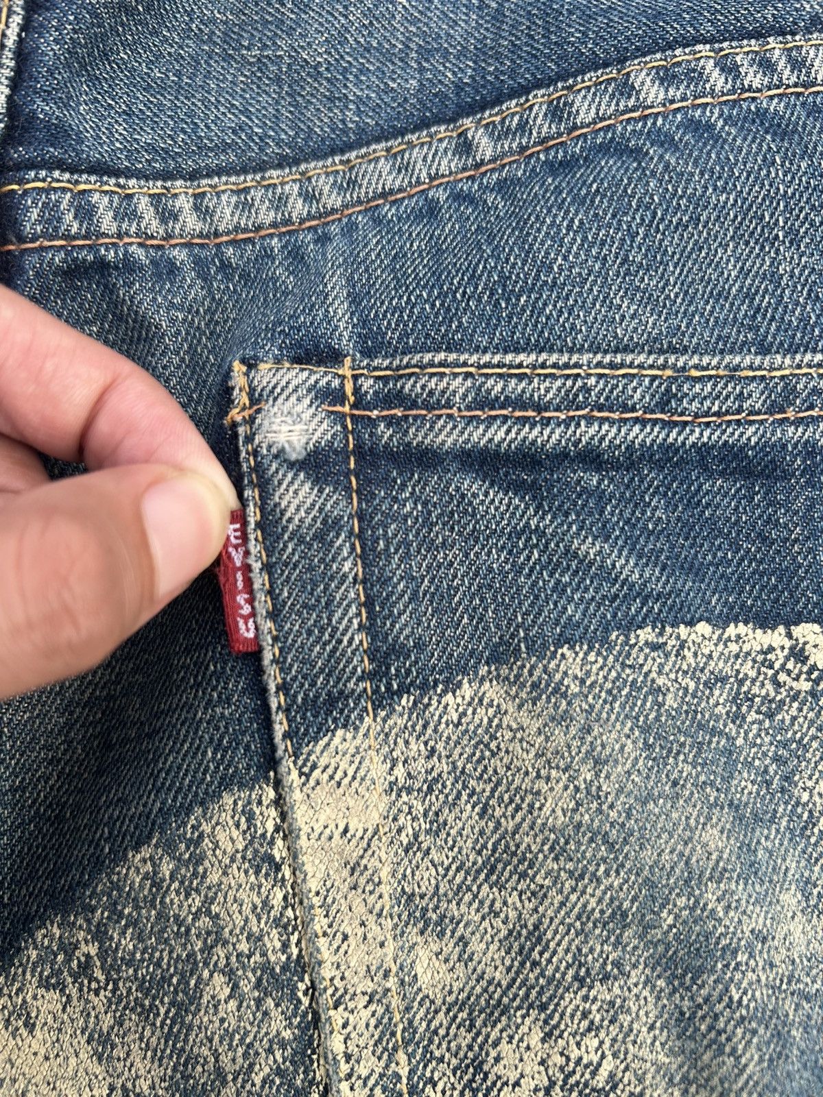 Evisu Vintage Evisu Daicock Selvedge Distressed Denim Jeans Size US 39 - 12 Thumbnail
