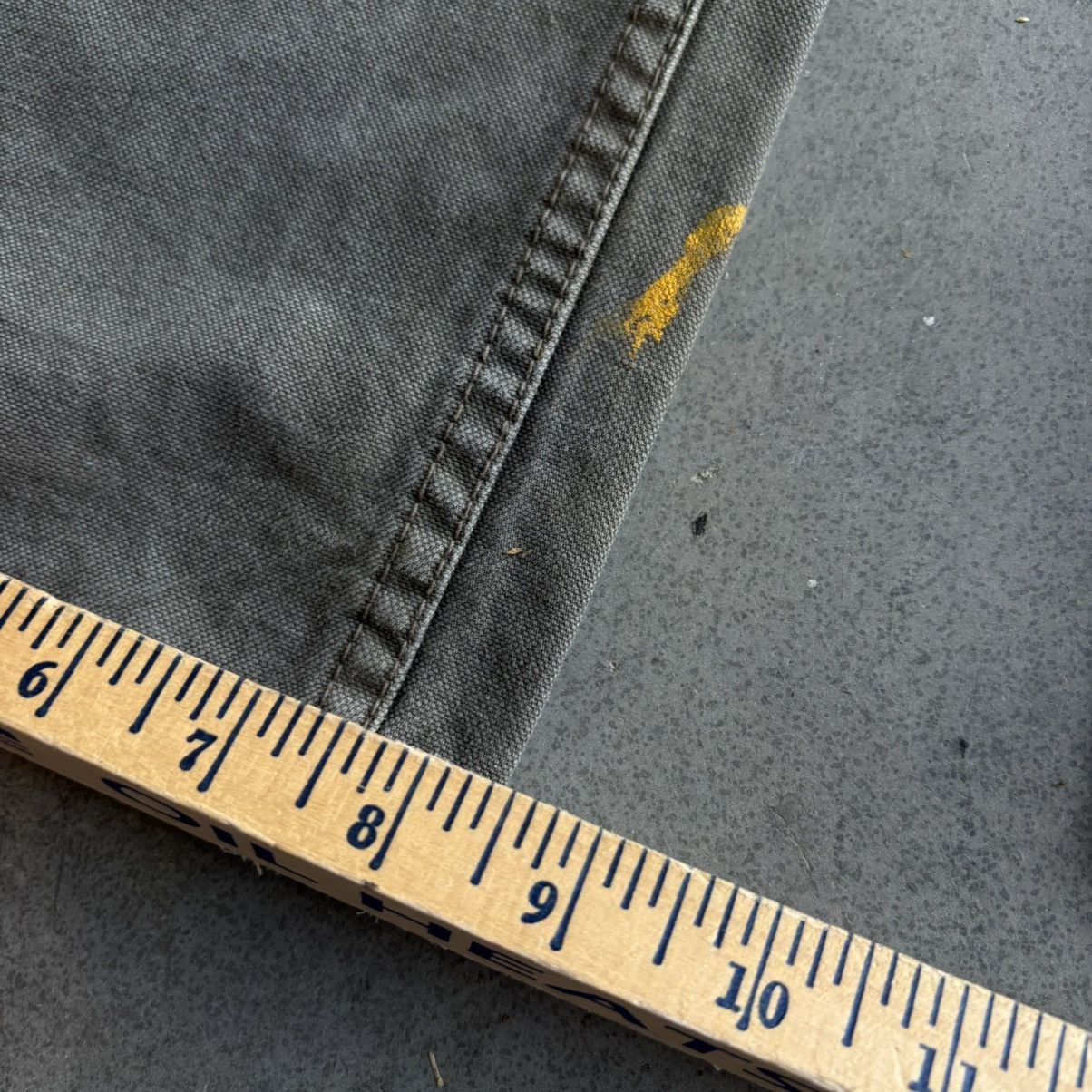 SCHMIDT Vintage Carhartt Style Olive Green Painters Pants 30x32 Size US 30 / EU 46 - 8 Thumbnail