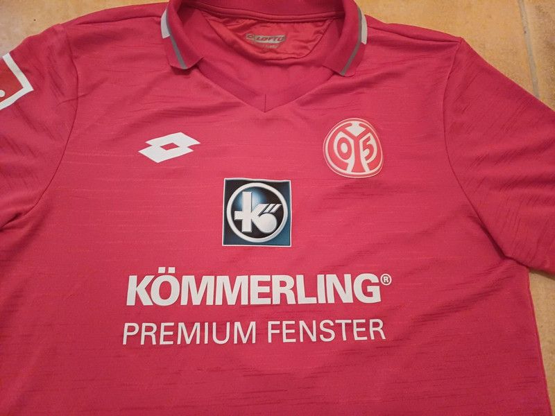Lotto Sport Lotto Mainz 2019-20 home shirt Size US L / EU 52-54 / 3 - 6 Thumbnail