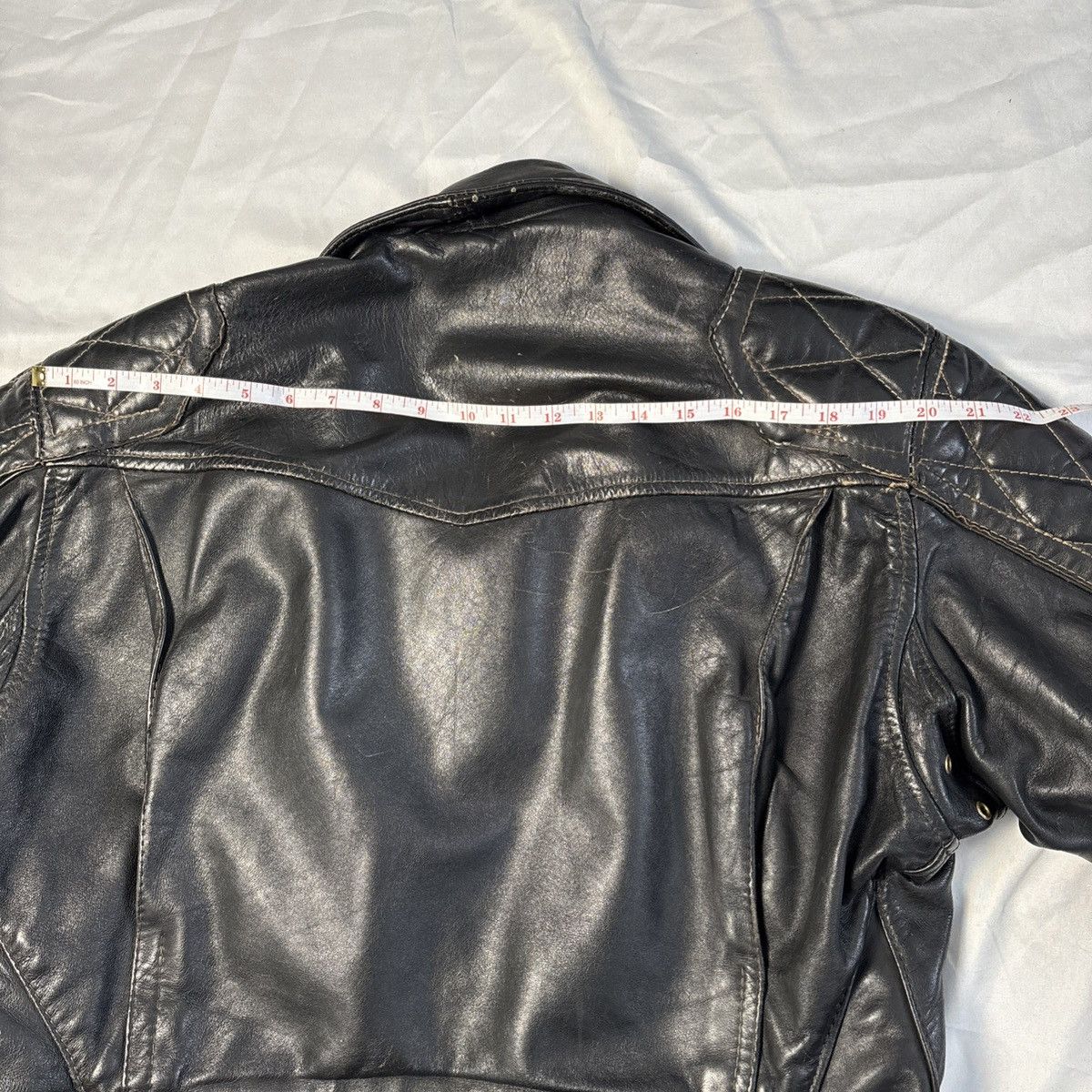 Other Vintage Langlitz Columbia Motorcycle Leather Jacket w/Belt Size US M / EU 48-50 / 2 - 22 Thumbnail