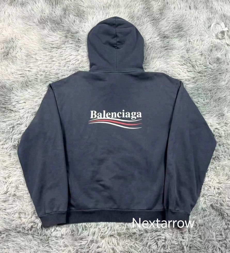 Balenciaga Balenciaga Cola Wave Hoodie 2410-Nextarrow Size US L / EU 52-54 / 3 - 2 Thumbnail