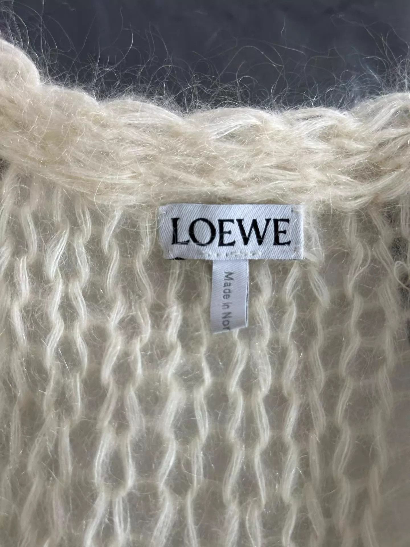Loewe LOEWE Mohair Cardigan S New Worn Once Size S / US 4 / IT 40 - 3 Thumbnail