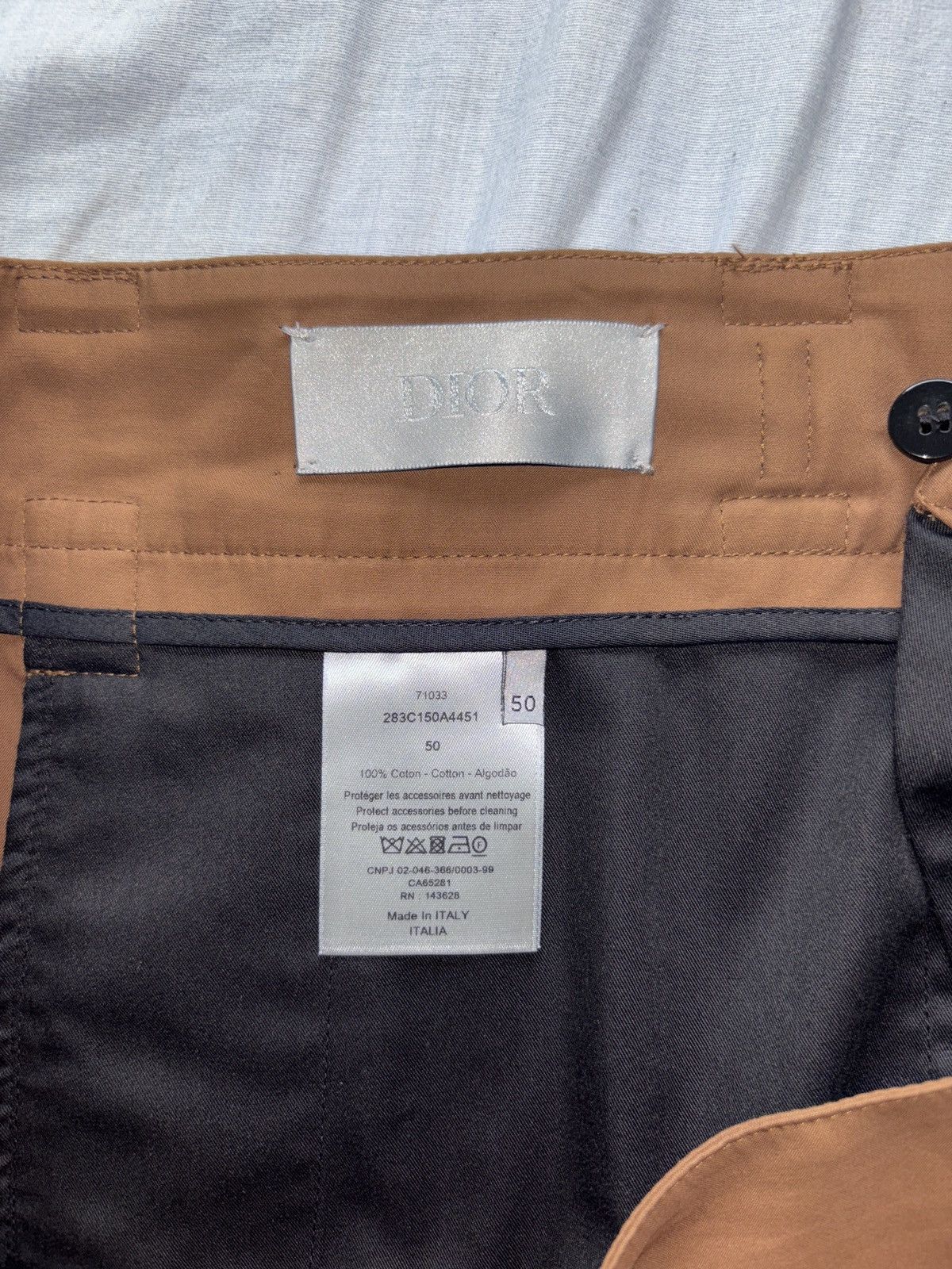 1017 ALYX 9SM × Dior × Travis Scott Dior x CACTUS JACK Cargo Bermuda Shorts Size US 35 - 5 Thumbnail