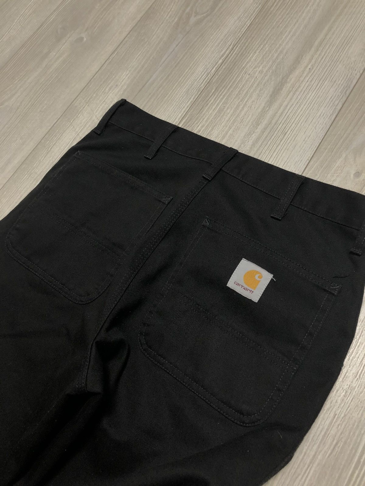 Carhartt Vintage Carhartt Simple Black Pants Y2K Size US 31 - 2 Thumbnail