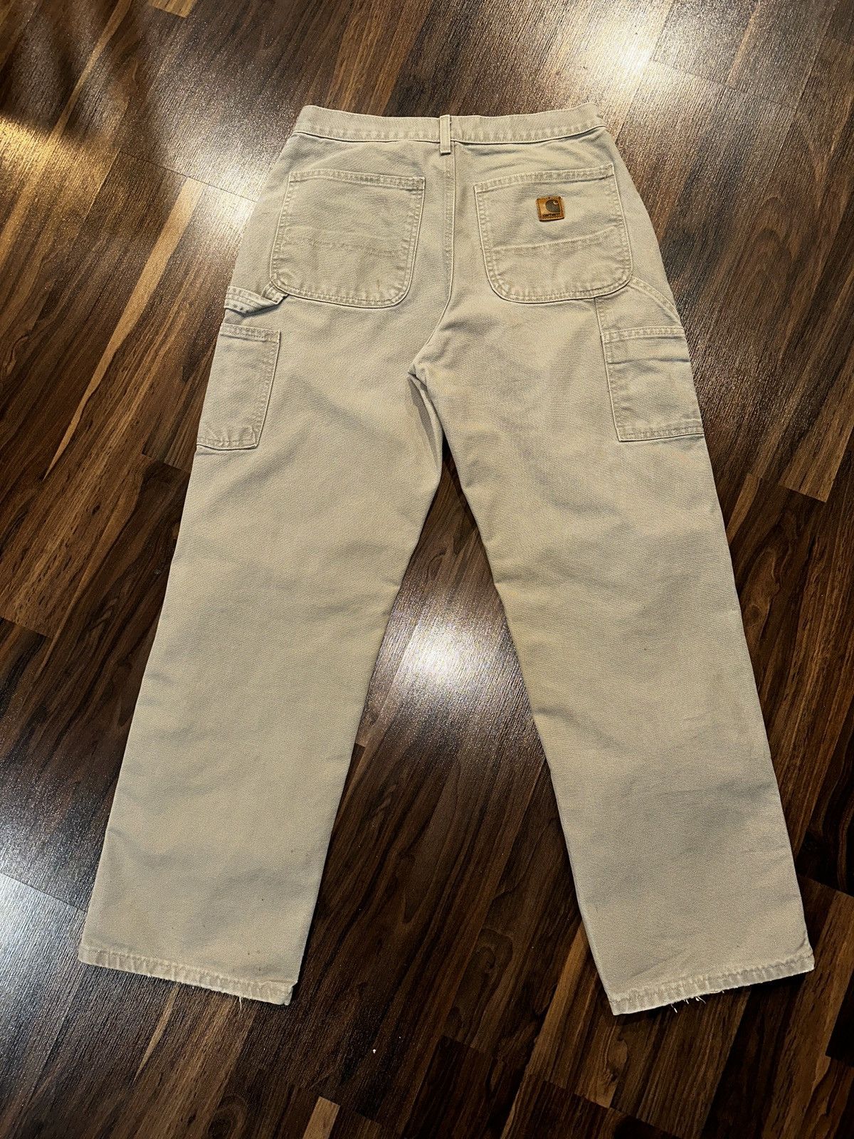 Carhartt Vtg Y2K CARHARTT NOT DOUBLE KNEE DUNGAREE BAGGY PANTS W31 Size US 31 - 10 Thumbnail