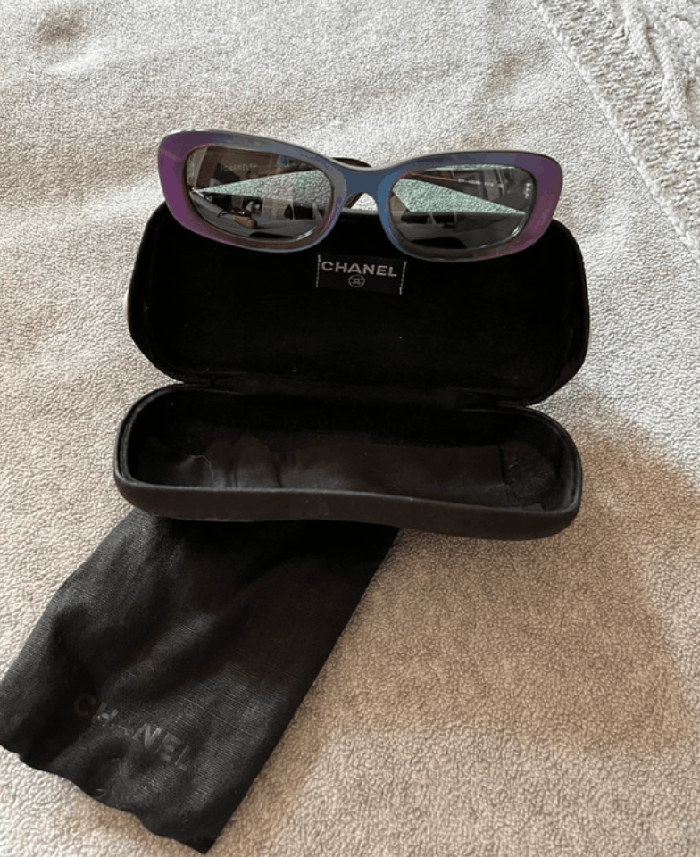 Chanel CHANEL SUNGLASSES 5011 LOGO CC Wrap Metal Vintage 4017 Size ONE SIZE - 2 Thumbnail