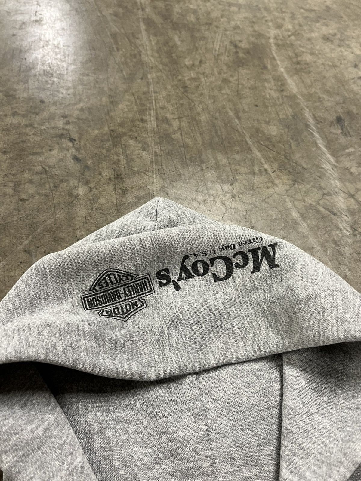 Harley Davidson × Vintage Harley Davidson spell out vintage zip up hoodie skater hype Size US L / EU 52-54 / 3 - 6 Thumbnail