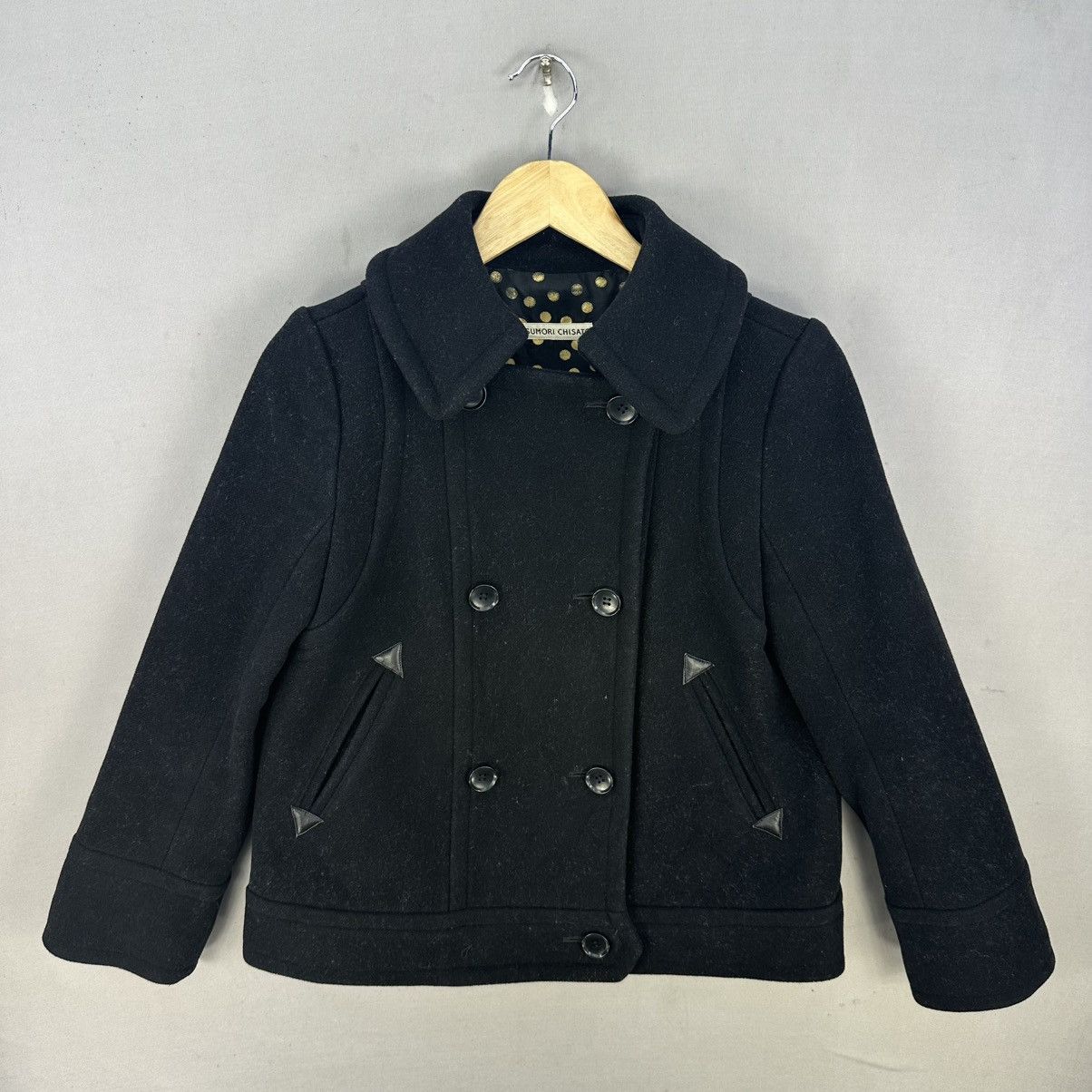 Issey Miyake Vintage 90’s Tsumori Chisato Double Breasted Wool Jacket Size US XS / EU 42 / 0 - 1 Thumbnail