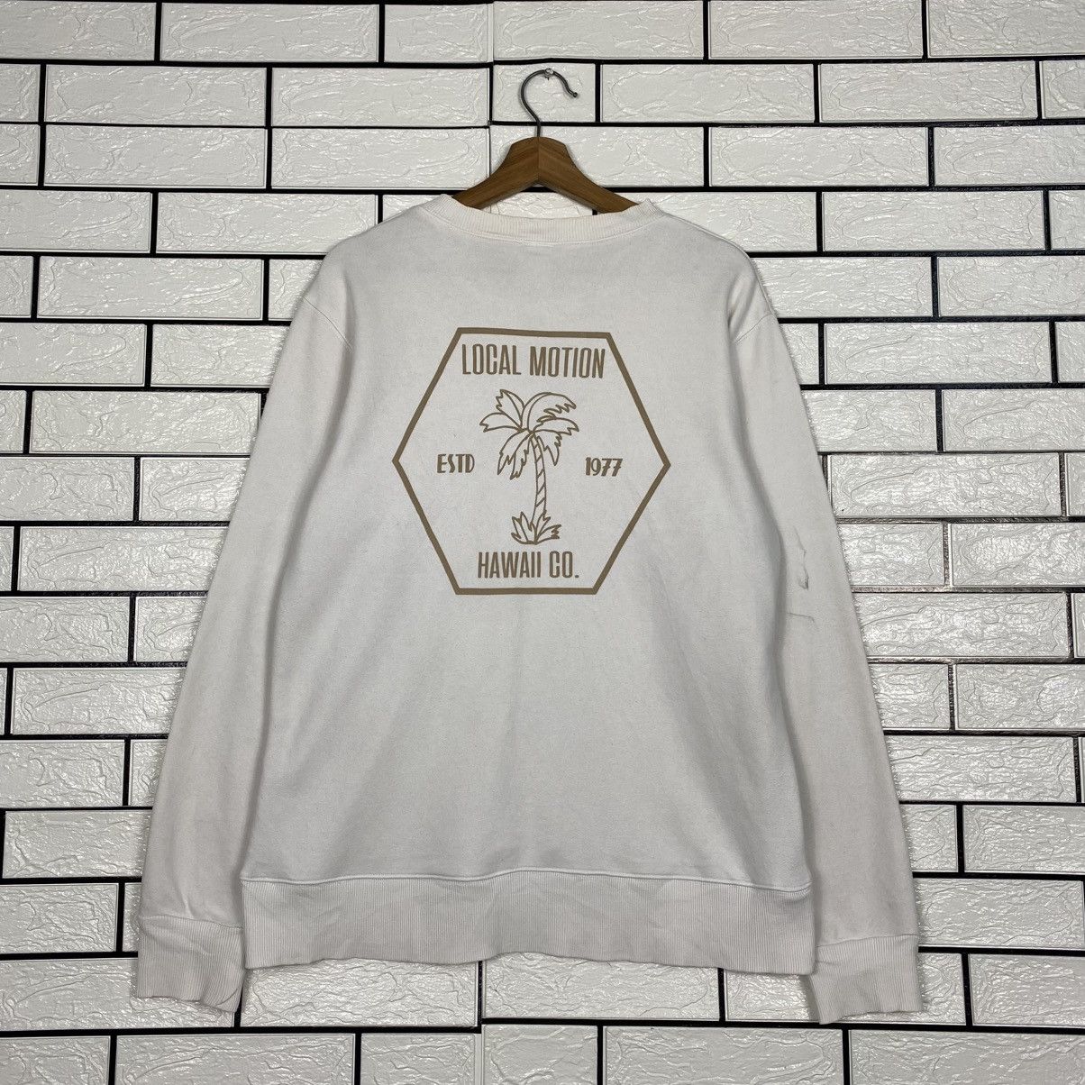 Vintage 📌Vintage Sweatshirt Local Motion Hawaii Big Logo Size US L / EU 52-54 / 3 - 9 Thumbnail