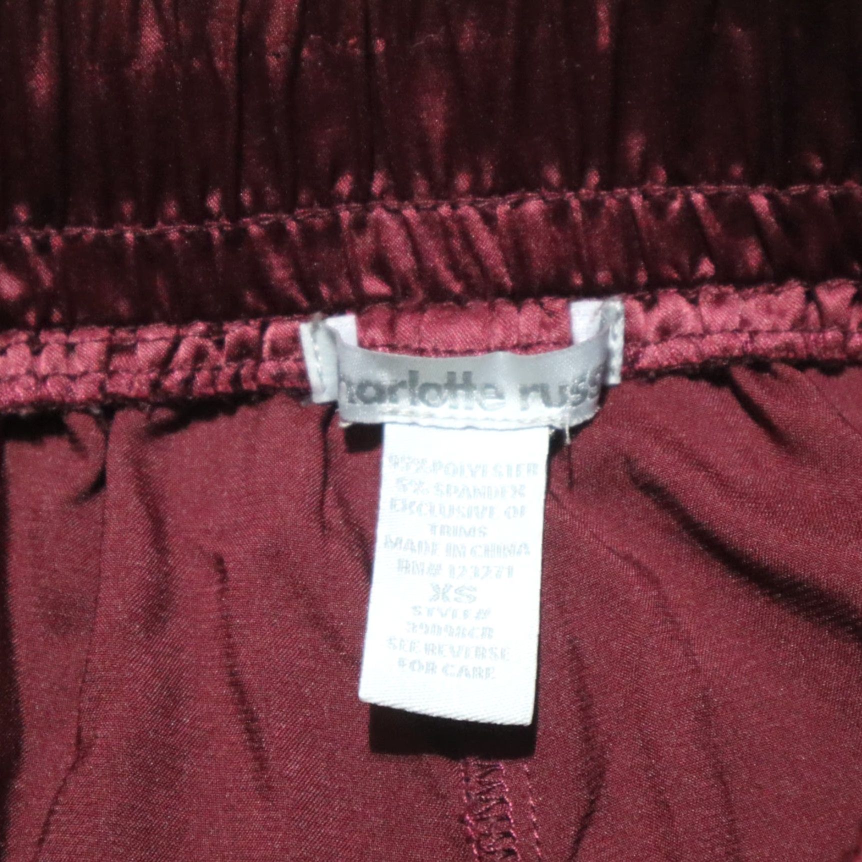 Vintage Charlotte Russe Shirt Pajama Pants Women's XS Red Fleece XS Charlotte Russe Shirt Women Pajama Pants Red Fleece XS Size 26" / US 2 / IT 38 - 2 Thumbnail