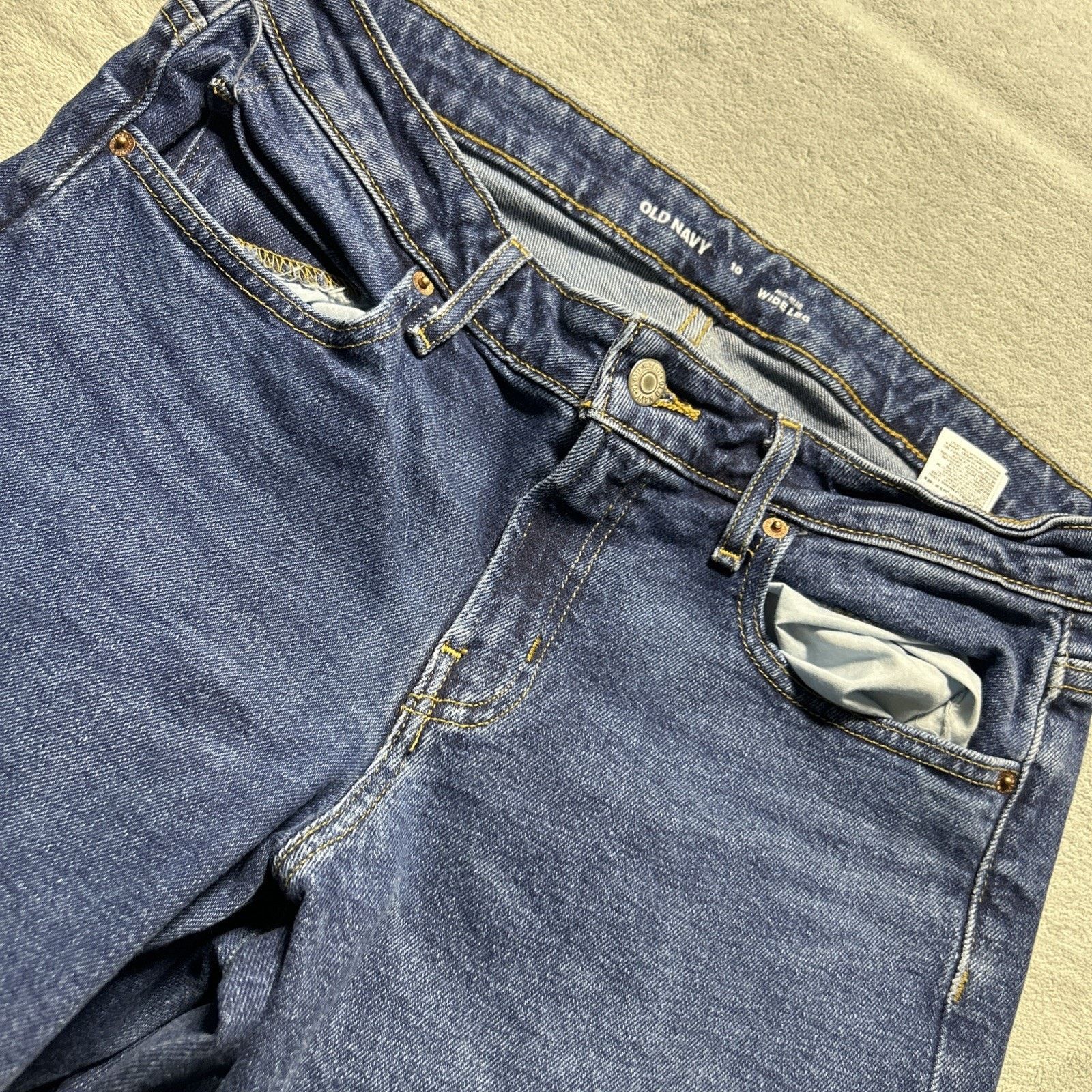 Old Navy Beyond Baggy Jeans Womens sz 10 33x31 Hamilton loose Baggie Size 33" - 4 Thumbnail