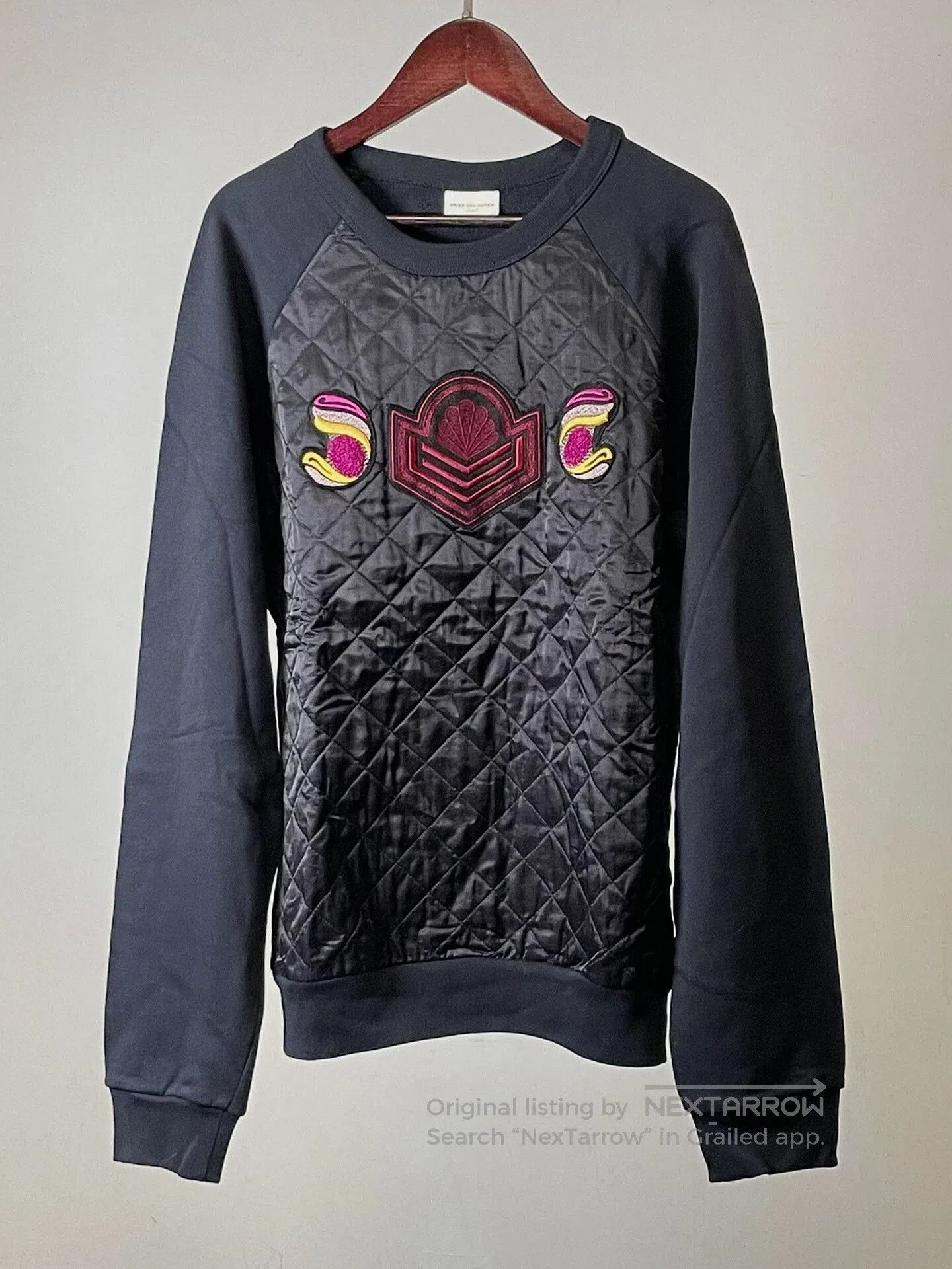 Dries Van Noten Dries Van Noten F/W16 Badge Sweatshirt. Size S / US 4 / IT 40 - 3 Thumbnail