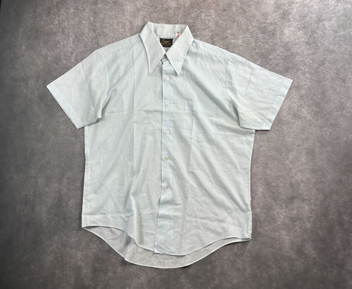 Vintage 1980s Vintage Simpson's Shortseleeve Shirt Perma Press Work Size US M / EU 48-50 / 2 - 11 Thumbnail
