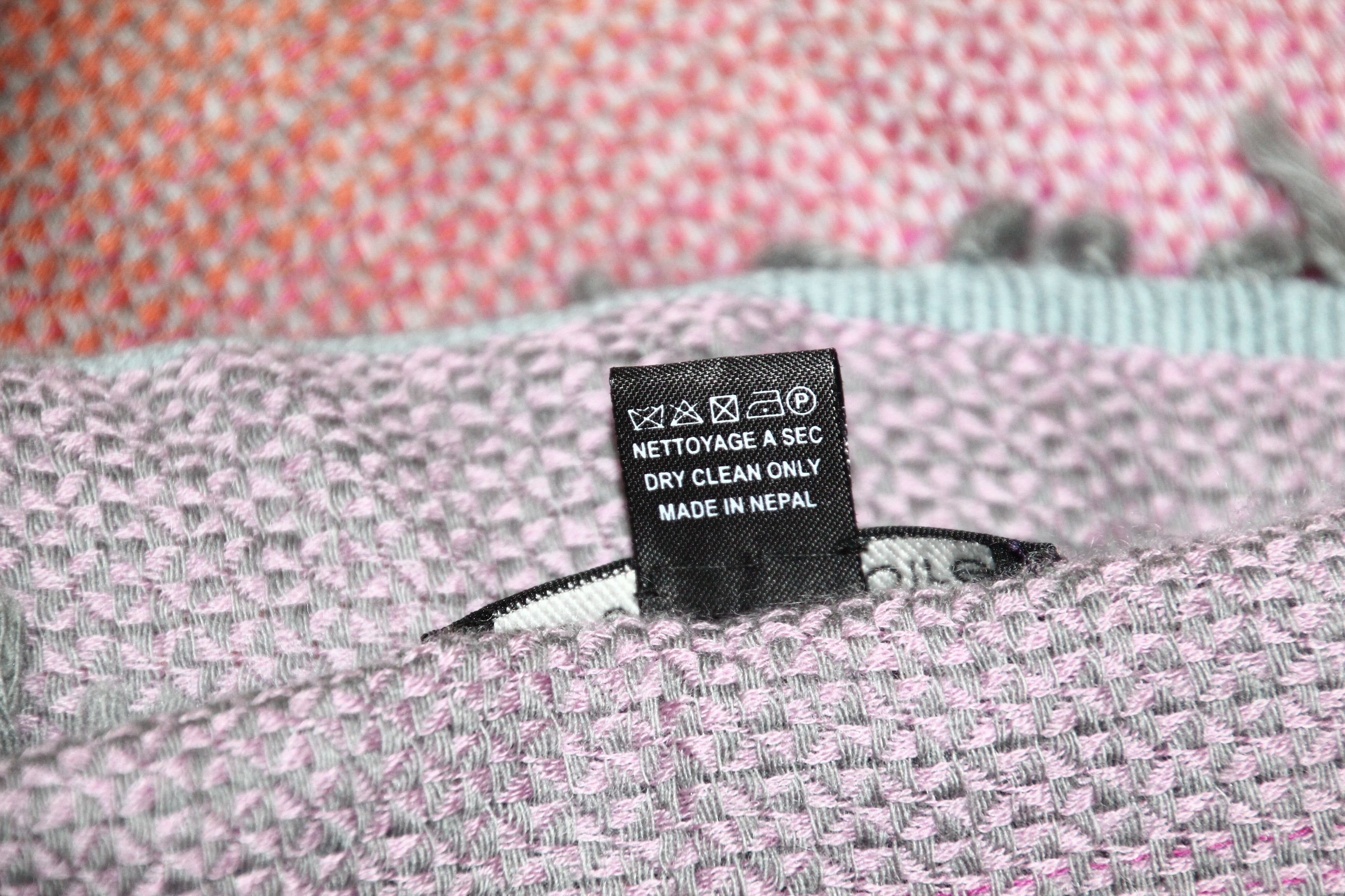Etro douce-gloire cashmere wool fringed shawl 120x120cm Size ONE SIZE - 4 Thumbnail