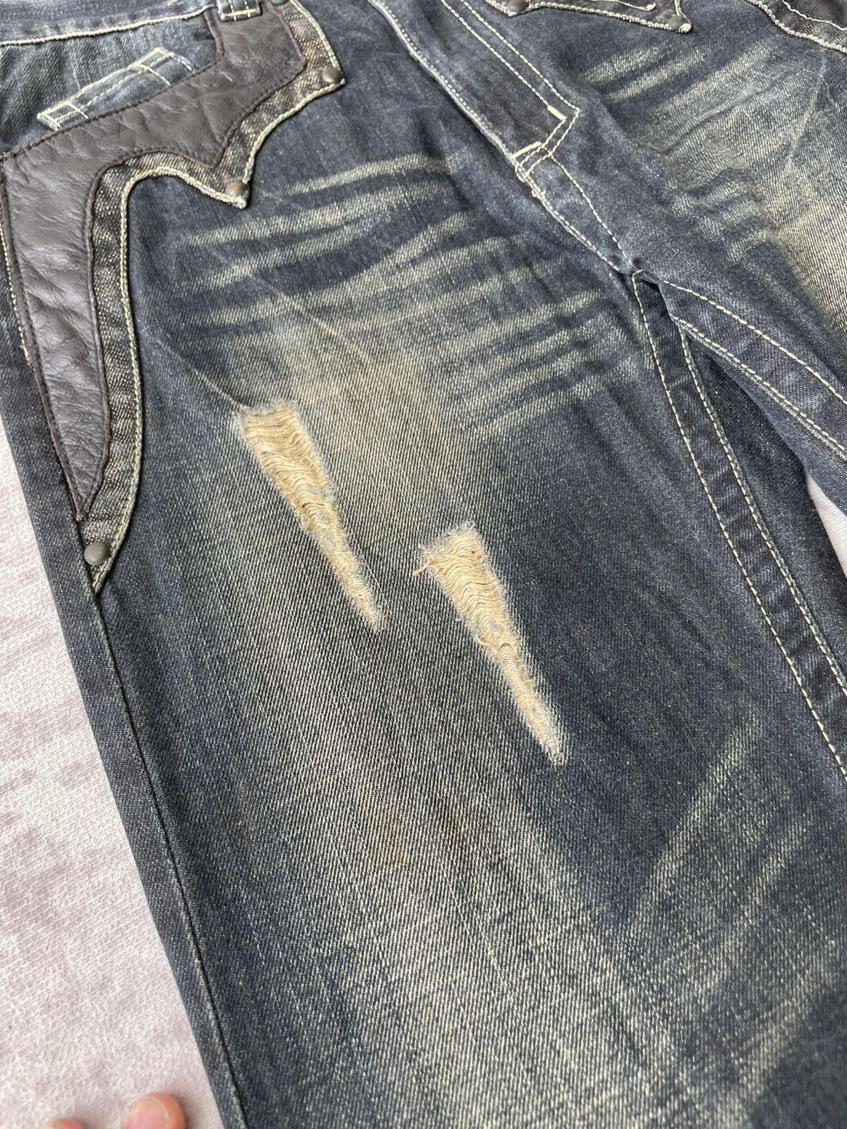 Japanese Brand × Tornado Mart × semanticdesign Big Train Studed Tornado Mart Style Jeans Size US 30 / EU 46 - 4 Thumbnail