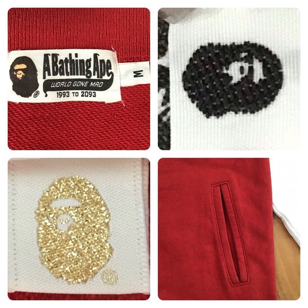 Bape BAPE LOGO varsity sweat varsity jacket a bathing ape NIGO Size US M / EU 48-50 / 2 - 8 Thumbnail