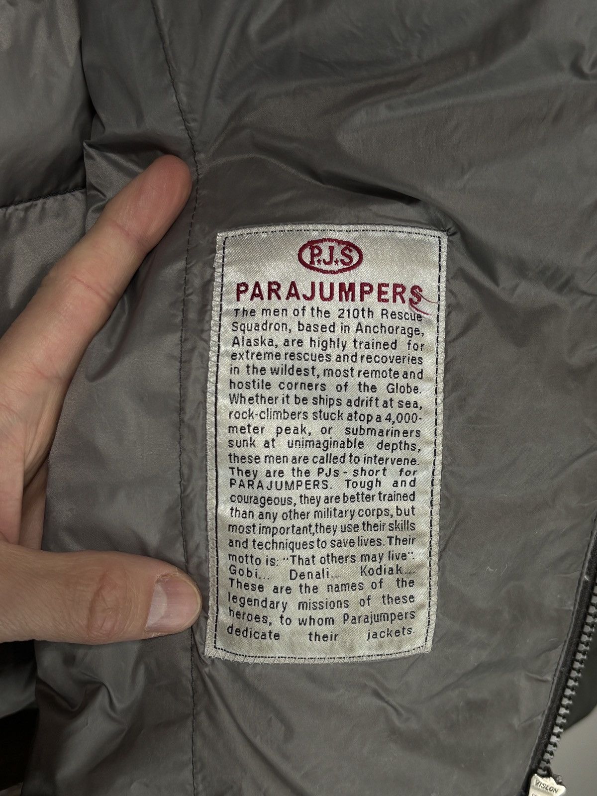 Parajumpers Parajumpers Khaki Hooded Down Puffer Outdoor Jacket Size US L / EU 52-54 / 3 - 13 Thumbnail