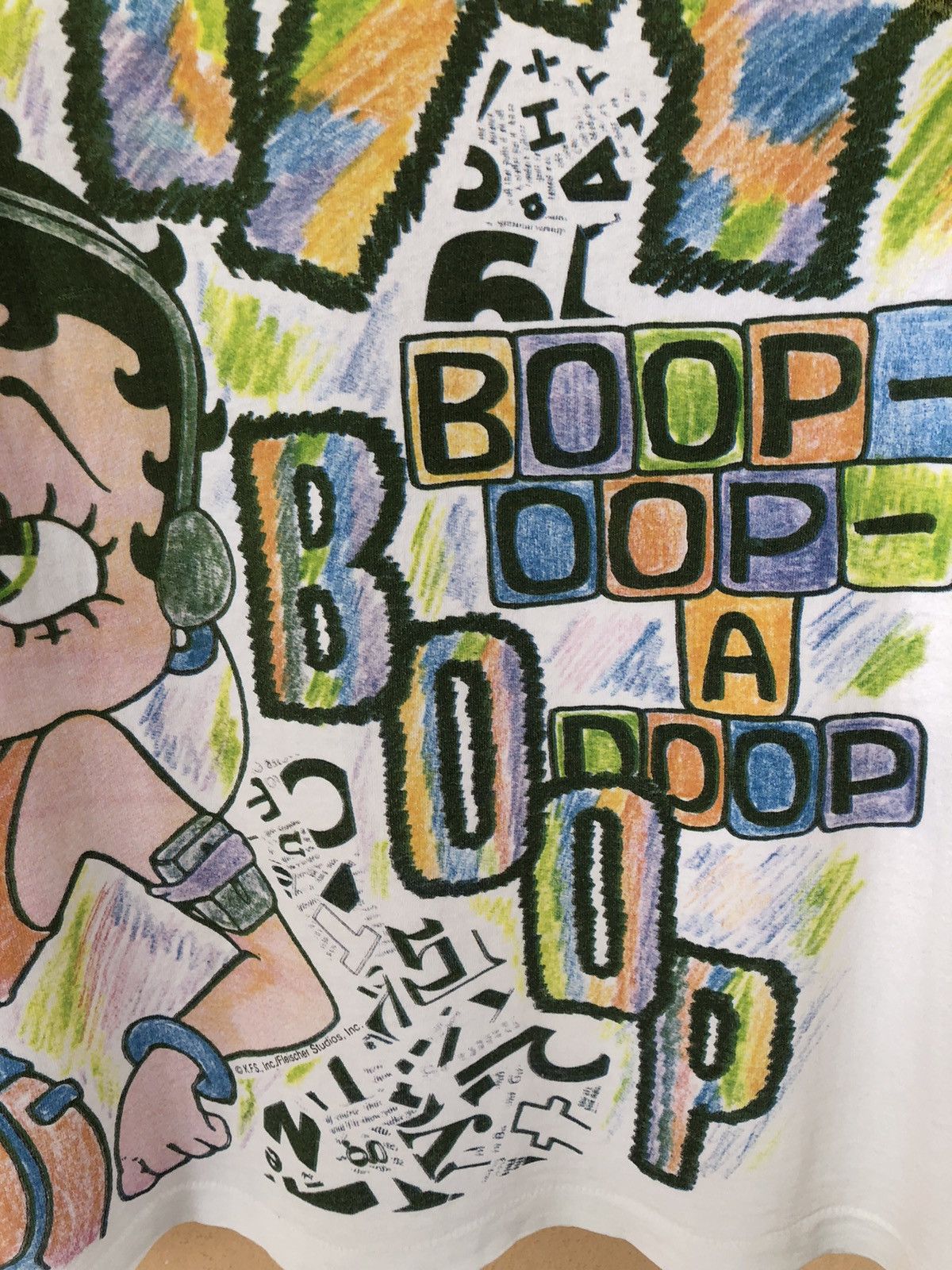 Vintage Vintage 90s BETTY BOOP All Over Print Shirt Size US L / EU 52-54 / 3 - 7 Thumbnail