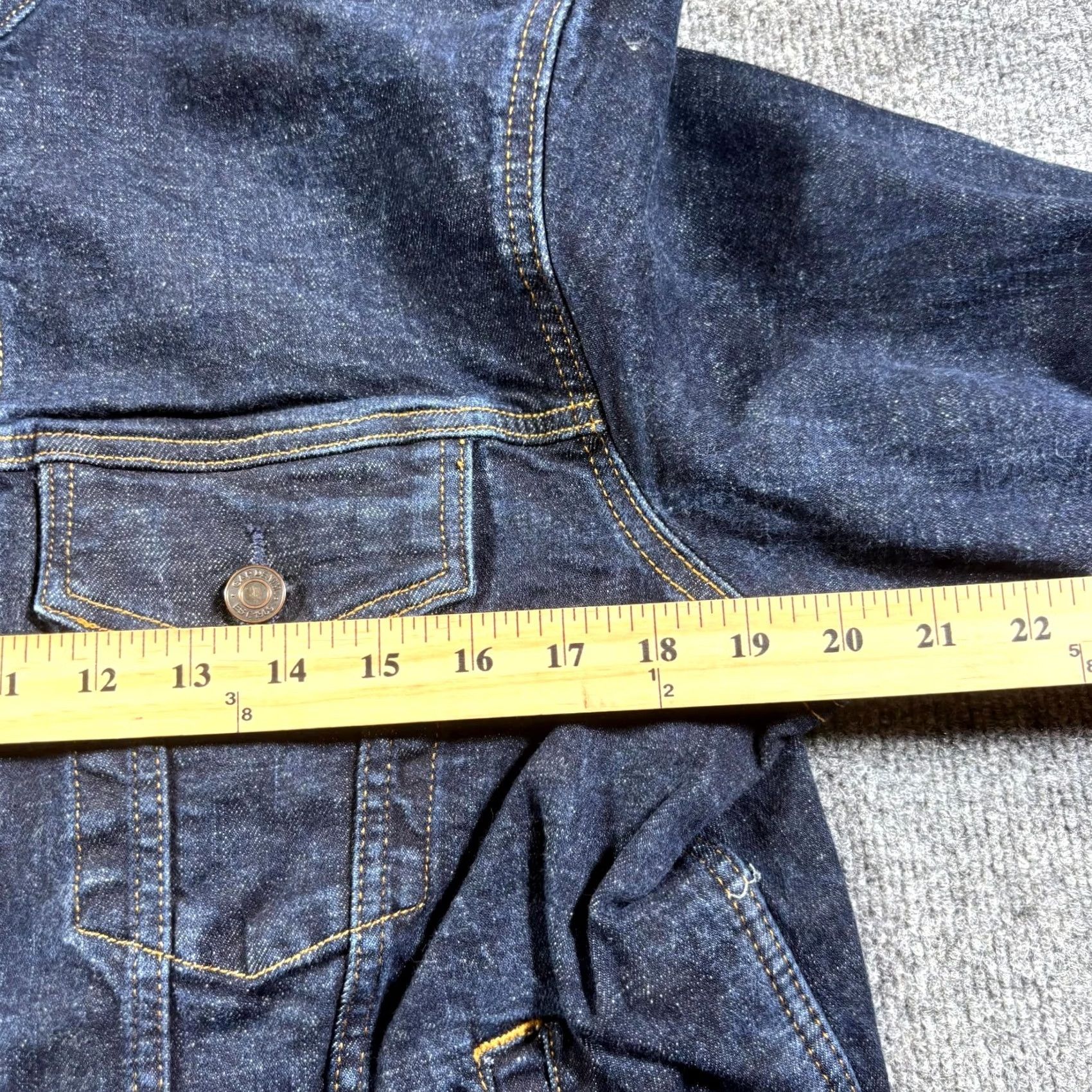 Gap Gap Trucker Jacket Womens XL Denim Blue Cotton Stretch Casual Workwear Travel Denim Jacket XL Womens Blue Trucker Jacket Size XL / US 12-14 / IT 48-50 - 2 Thumbnail