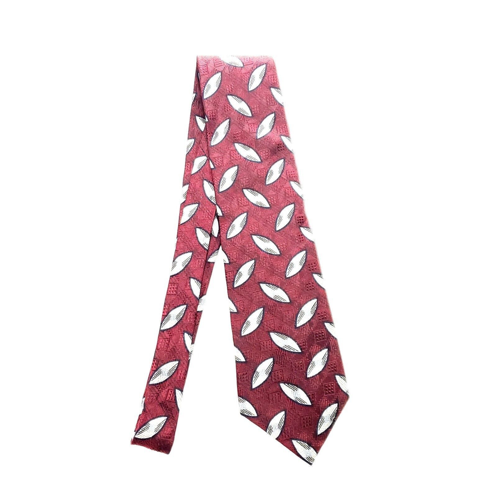 Vintage Ferrell Reed Nordstrom Silk Tie Woven Red Long USA Handmade Size ONE SIZE - 6 Thumbnail