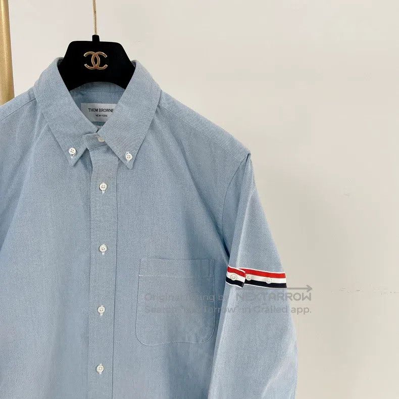 Thom Browne Thom Browne Blue Shirt Size US L / EU 52-54 / 3 - 4 Thumbnail