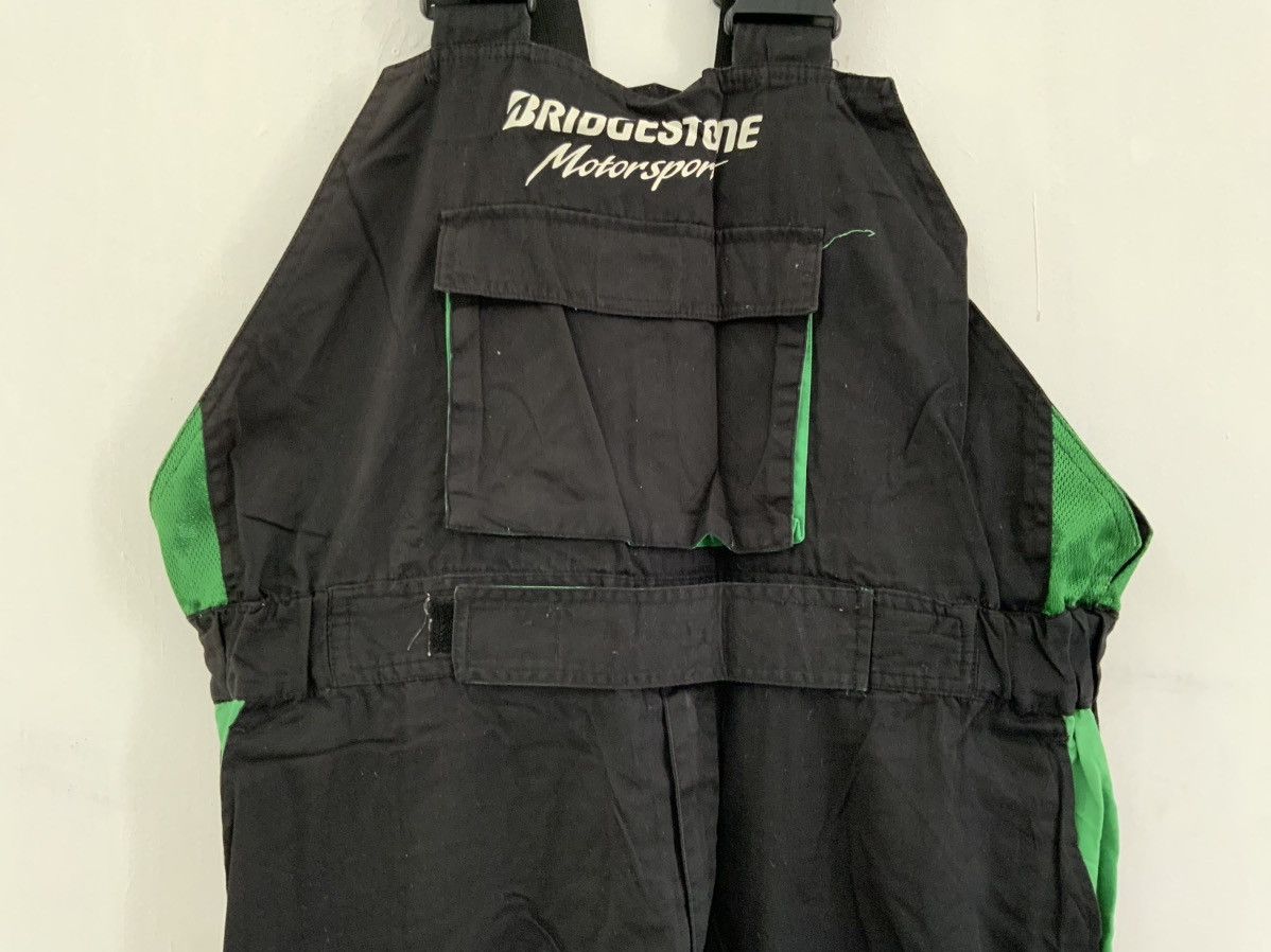 Japanese Brand Vintage Bridgestone Motosport Overalls Size US 38 / EU 54 - 4 Thumbnail
