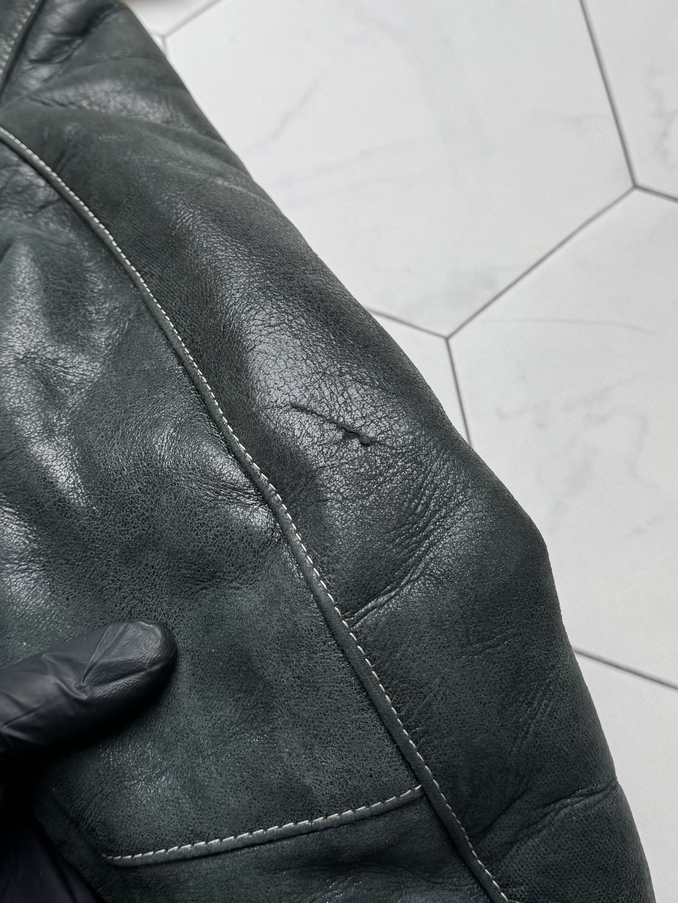 Vintage Vintage Real Sheepskin Coat (B550) Size M / US 6-8 / IT 42-44 - 17 Thumbnail