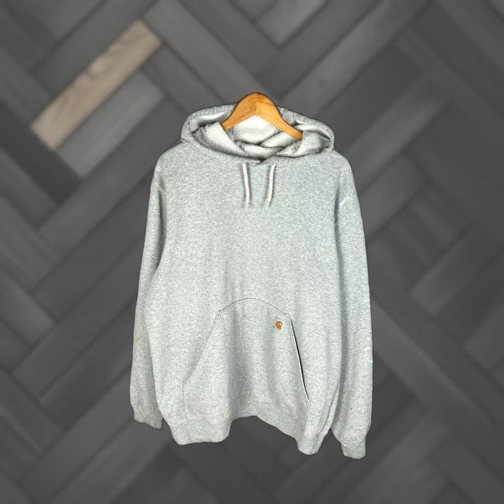 Carhartt Carhartt Hoodie Men Gray Cotton Small Logo Pullover Size L | Workwear Size US L / EU 52-54 / 3 - 1 Thumbnail