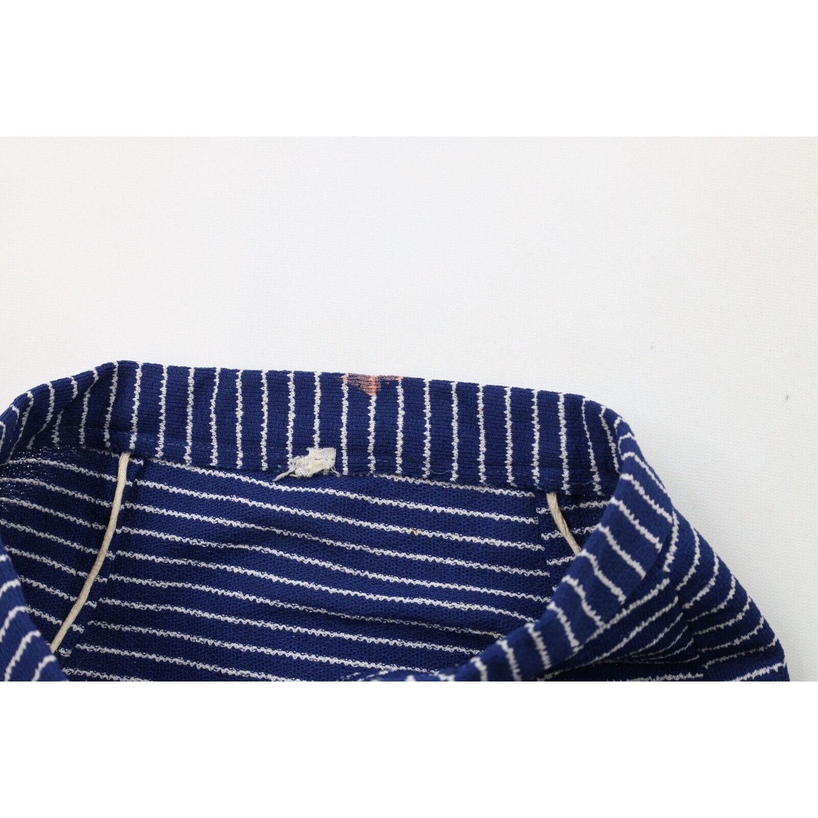 Vintage Vintage 60s 70s Streetwear Striped Knit Button Skirt Size 26" / US 2 / IT 38 - 5 Thumbnail