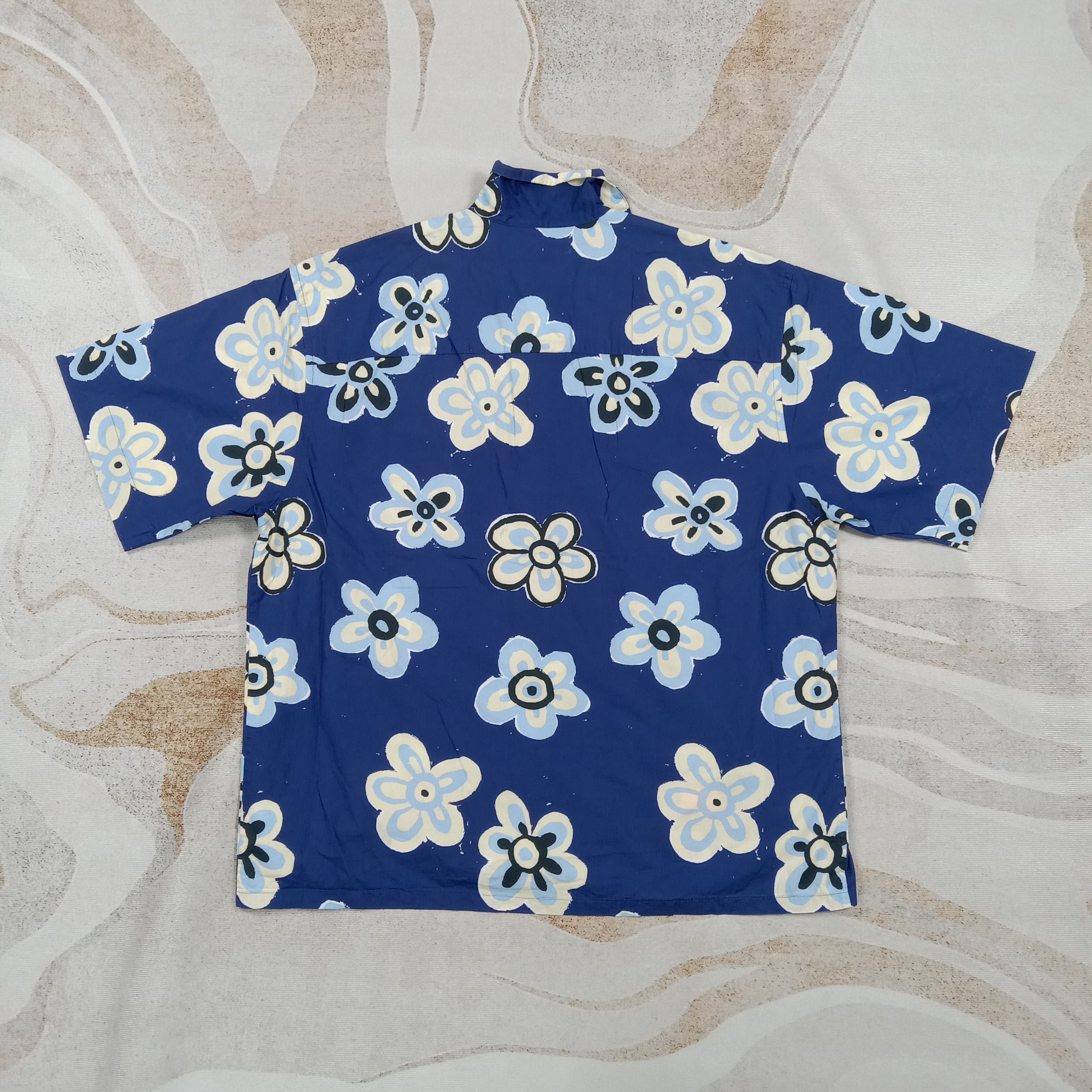Marni × Uniqlo Marni X Uniqlo Flower Art Hawaii Boxy Shirt C276N64 Size US L / EU 52-54 / 3 - 4 Thumbnail