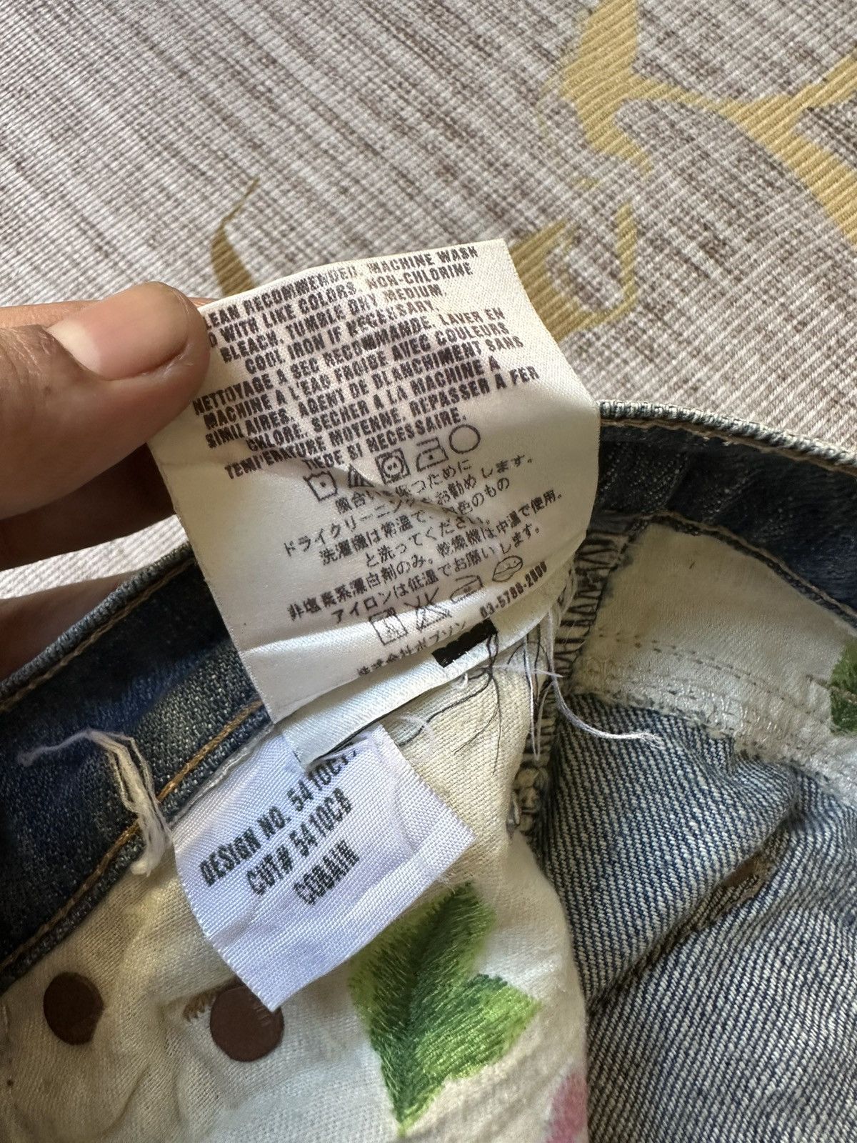 Joe's FLARE Joe’s Distressed Faded Blue Boot Jeans Size 28" / US 6 / IT 42 - 25 Thumbnail