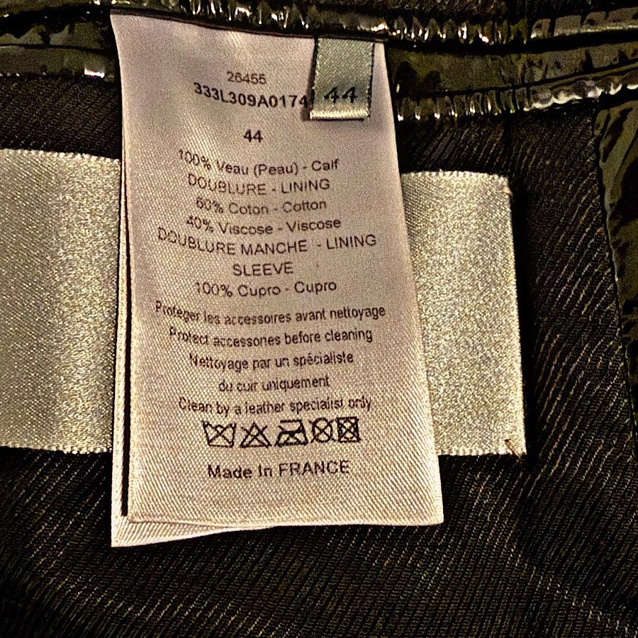 Dior Authentic Dior Homme Coated Calf Leather Runway Jacket Size US S / EU 44-46 / 1 - 6 Thumbnail