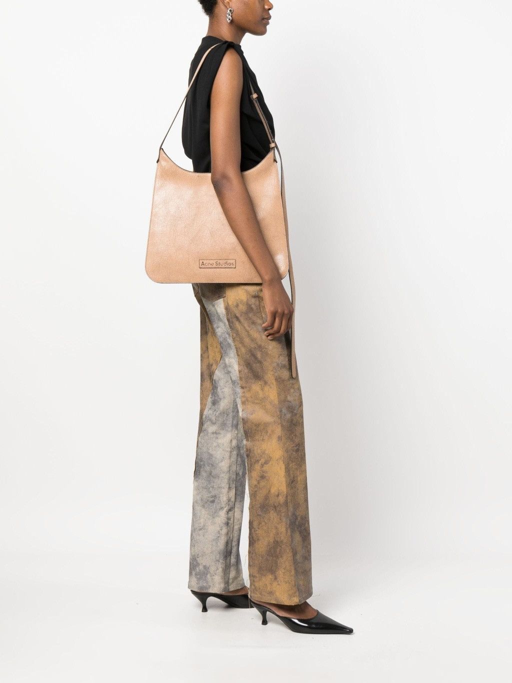 Acne Studios Acne Studios Platt Shoulder Bag Dark Beige Size ONE SIZE - 3 Thumbnail
