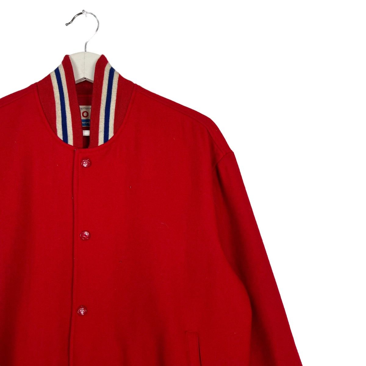 Champion 🔥 1980s VINTAGE CHAMPION VARSITY BOMBER JACKET Size US L / EU 52-54 / 3 - 7 Thumbnail