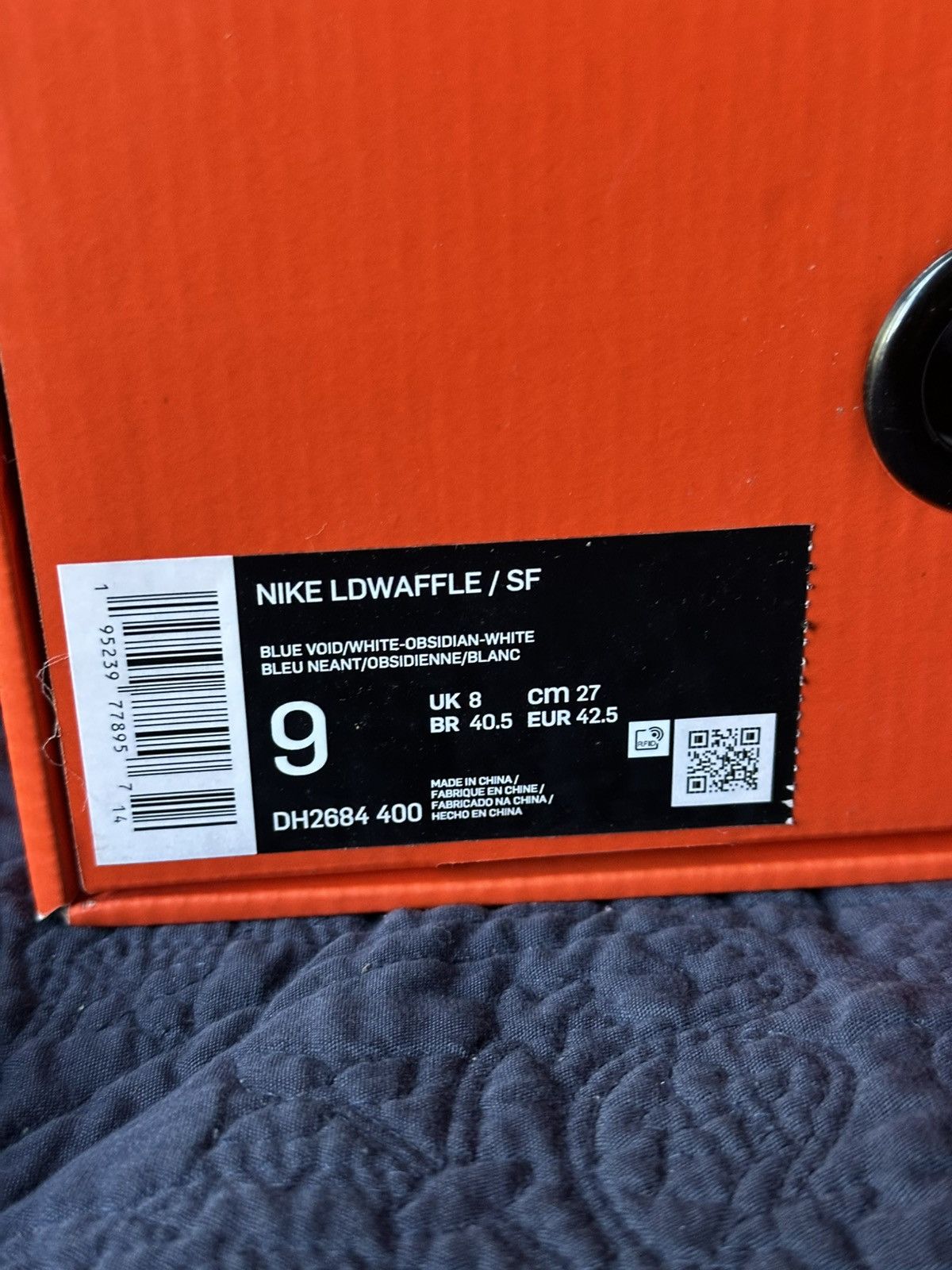 Sacai Nike LD Waffle Sacai Fragment Blue Void Size US 9 / EU 42 - 5 Thumbnail