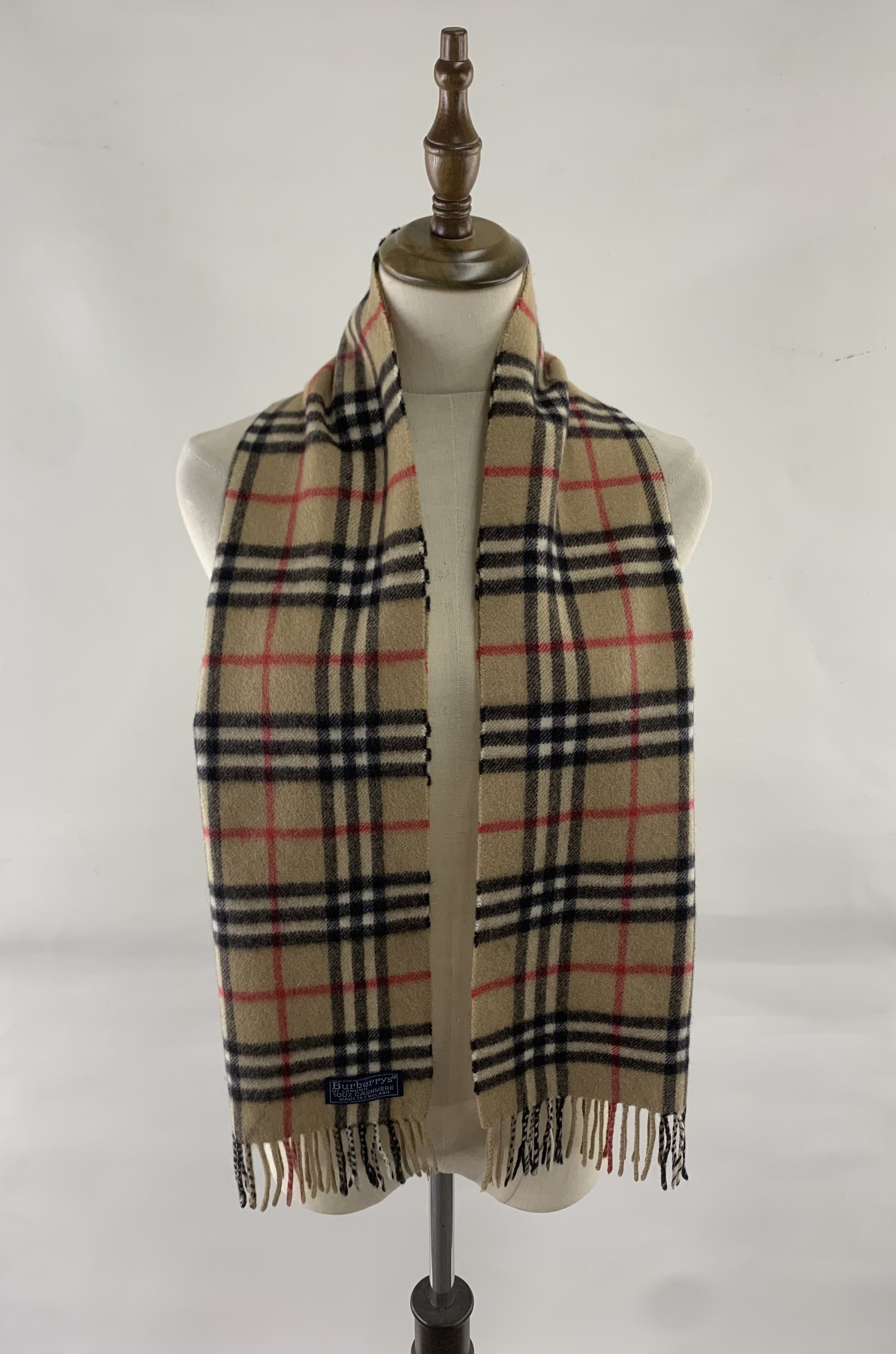Burberry Burberry Scarf Cashmere Muffler Neck Wrap BL9299 Size ONE SIZE - 1 Thumbnail