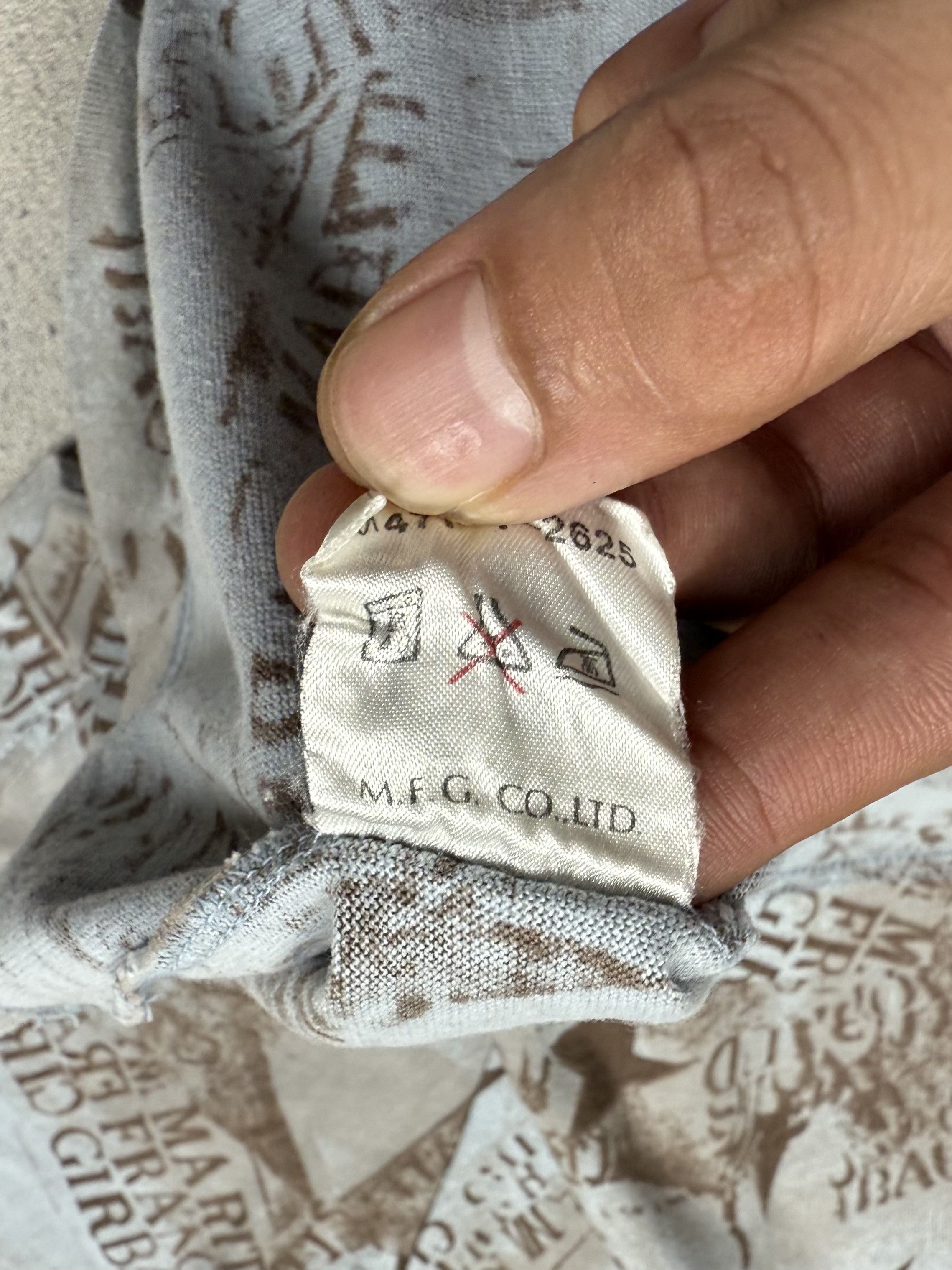 Marithe + Francois Girbaud Vintage Marithe Francois Girbaud MILLESIMES Halfzip Tshirt Size US M / EU 48-50 / 2 - 7 Thumbnail