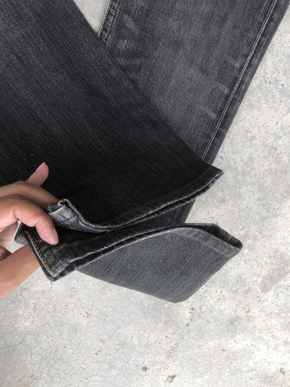 If Six Was Nine Japanese Wrangler Flared Jeans Distressed Jeans Size US 32 / EU 48 - 14 Thumbnail