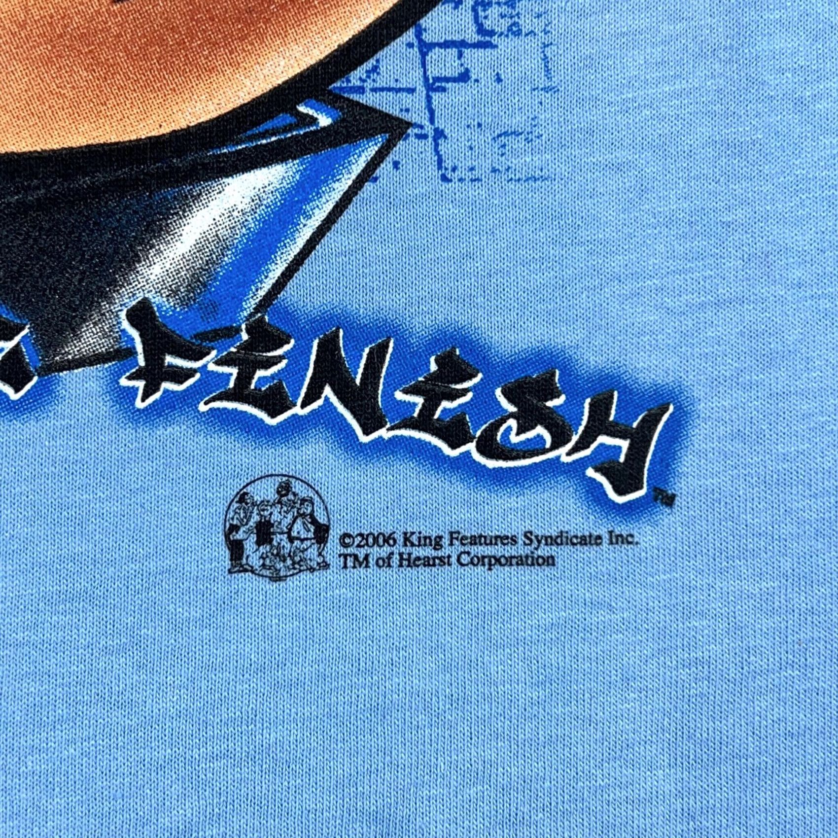 Delta NOS vintage POPEYE STRONG TO THE FINISH T-Shirt SMALL blue 80s 80s T-Shirt Men XS Regular Short Sleeve Cotton Delta Bulls-eye Shirts Mens Size US S / EU 44-46 / 1 - 6 Thumbnail