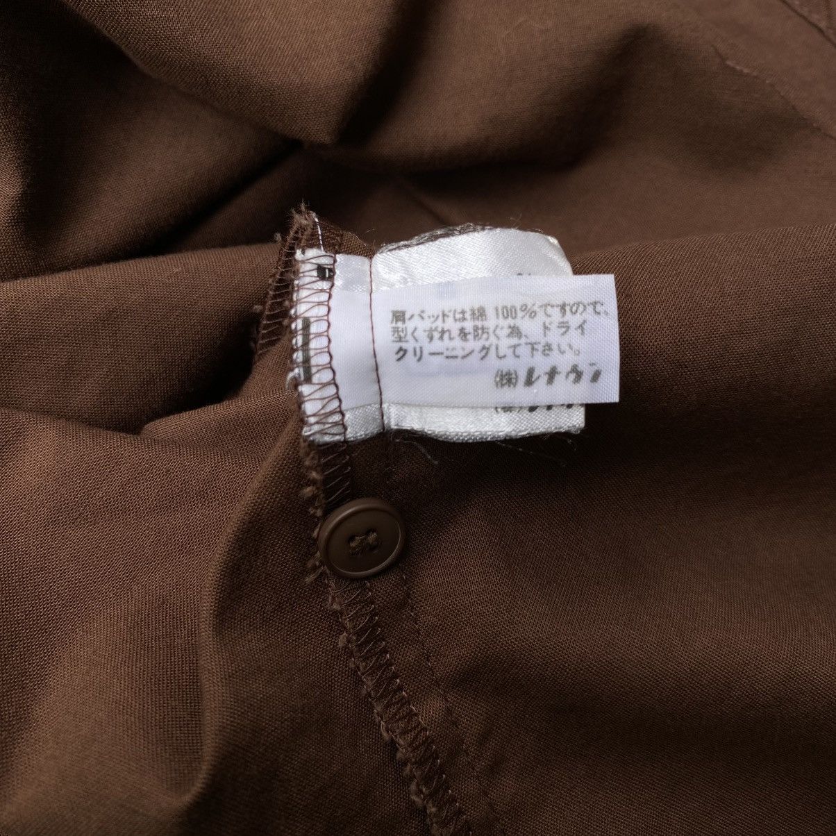 Norma Kamali Norma Kamali Brown Cap Sleeve Shirt Size M / US 6-8 / IT 42-44 - 5 Thumbnail
